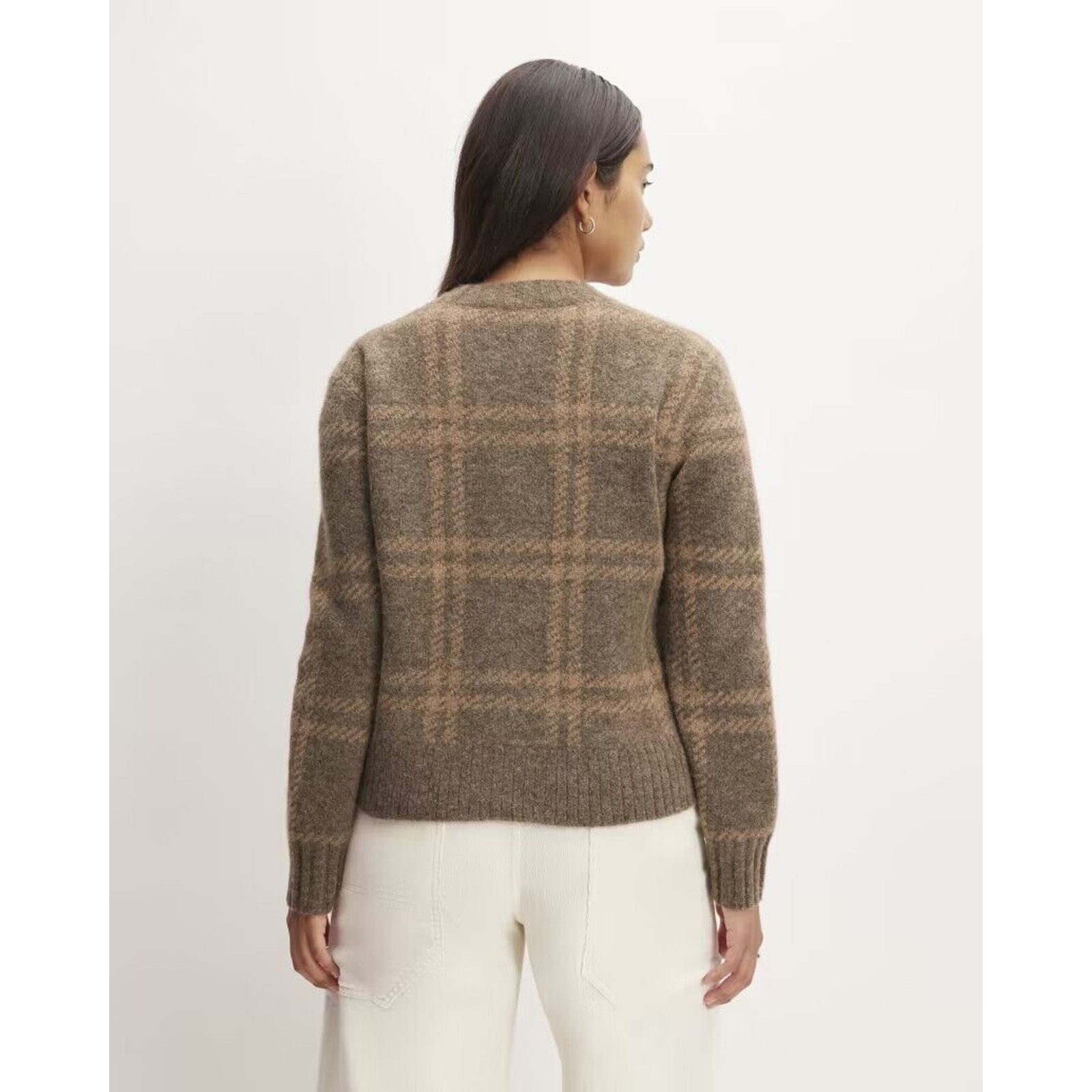 Everlane Everlane Womens The Alpaca Crew Neck Cropp Sweater Cocoa S Size S / US 4 / IT 40 - 3 Thumbnail