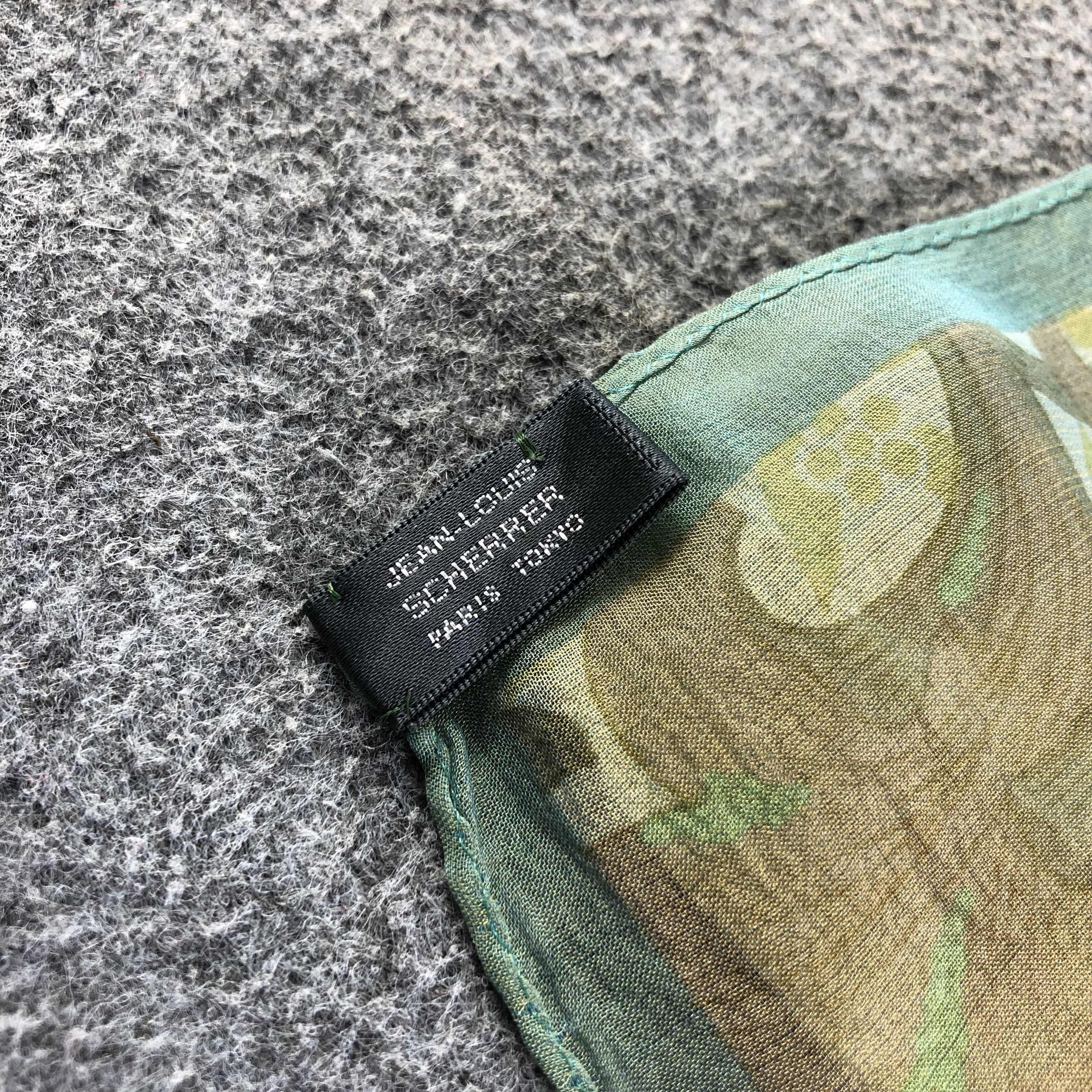 Jean-Louis Scherrer Vintage Jean Louis Scherrer Silk Stole Silk Scarf M600 Size ONE SIZE - 5 Thumbnail