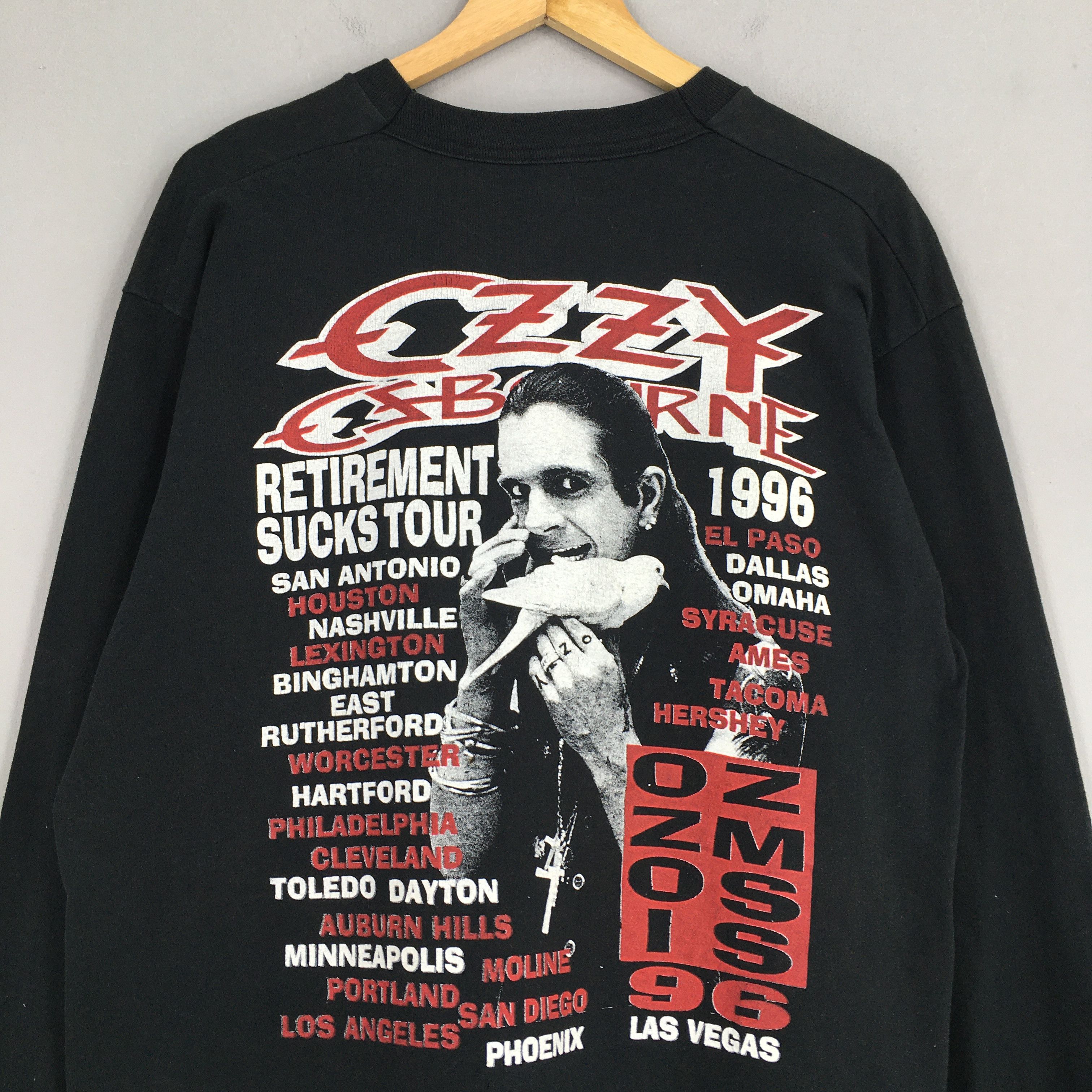Band Tees × Ozzy Osbourne Vintage 90's Ozzy Osbourne Ozzmosis Rock T shirt XLarge Size US XL / EU 56 / 4 - 7 Thumbnail