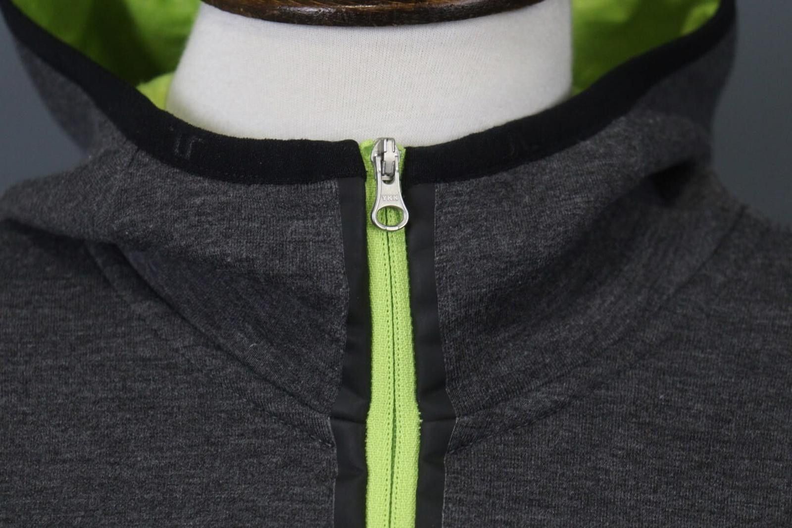 J.Lindeberg J.Lindeberg Gray Zipped Kangaroo Pockets Tech Hoodie Size L Size L / US 10 / IT 46 - 6 Thumbnail