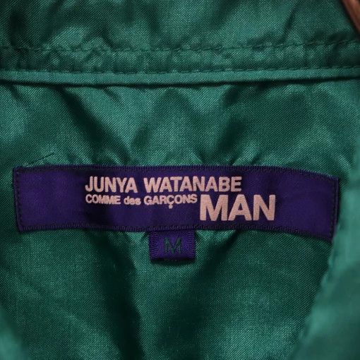 Junya Watanabe Shirt Sequin Design Stitch Short Sleeve Green Size US M / EU 48-50 / 2 - 4 Thumbnail
