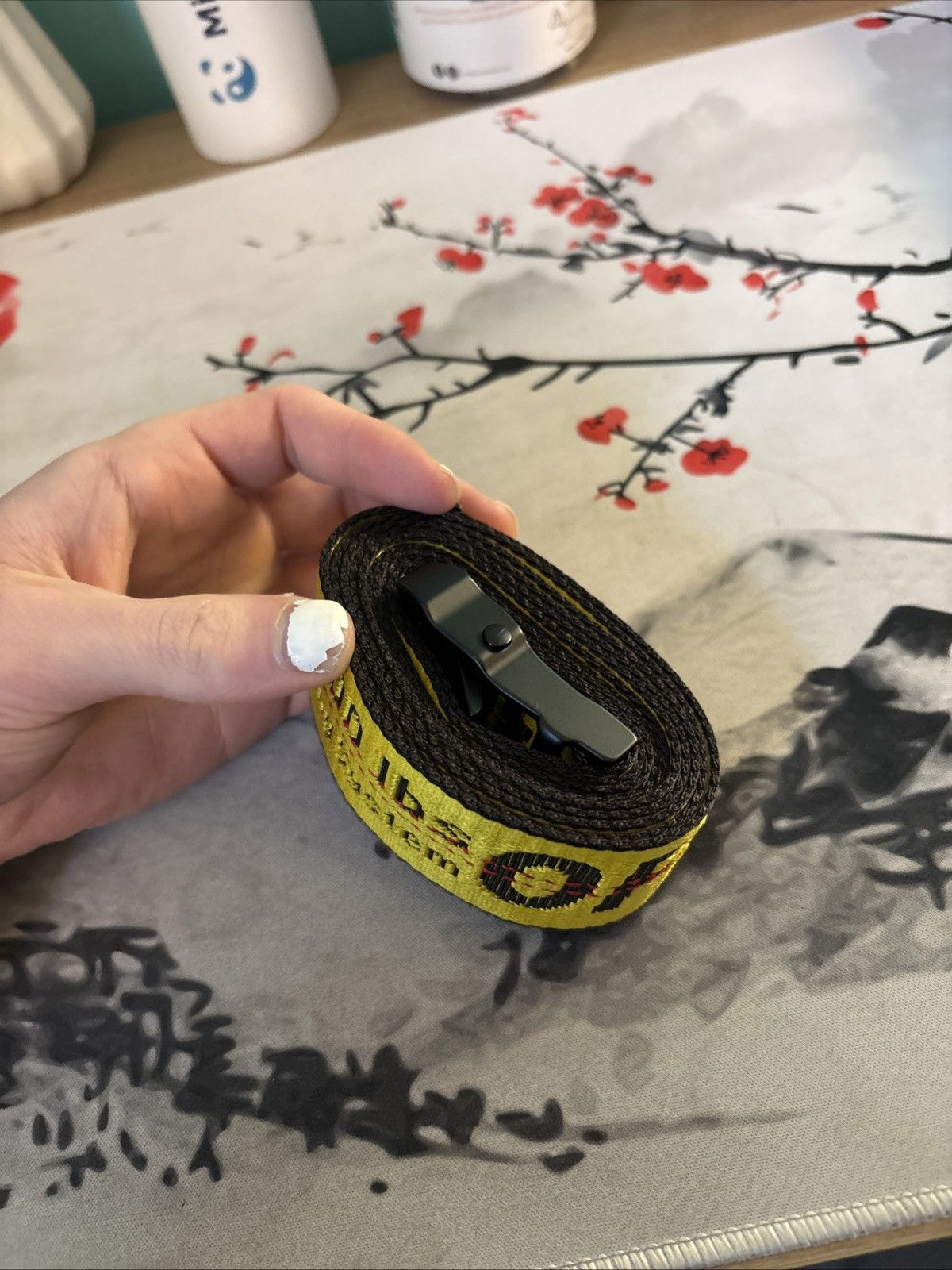 Off-White Off-White yellow/black Industrial Belt Size ONE SIZE - 2 Thumbnail