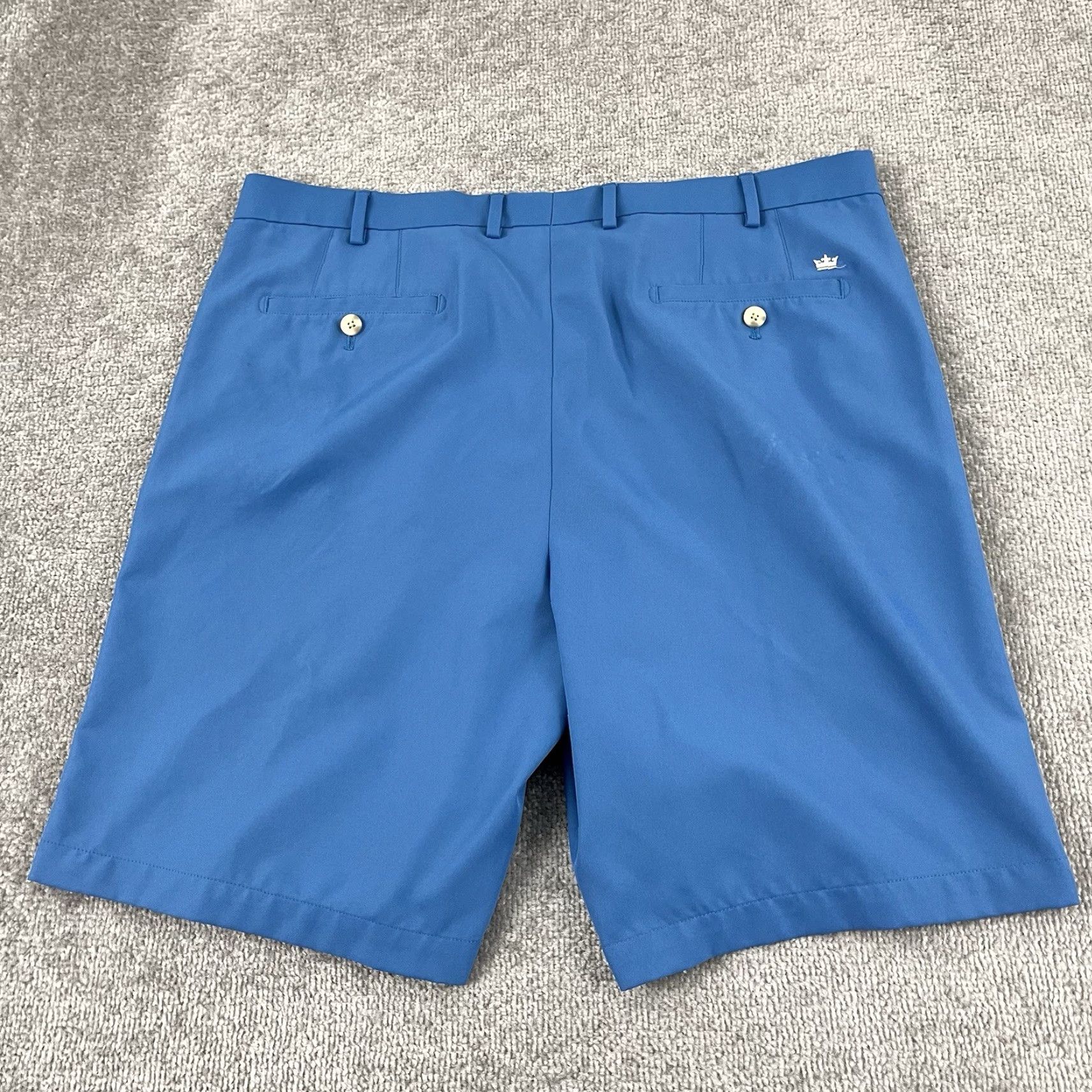 Peter Millar PETER MILLAR Shorts Mens 38 x 9" Blue Crown Sport Performance Golf Preppy Casual Size US 38 / EU 54 - 3 Thumbnail