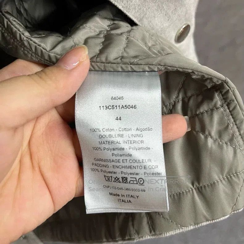 Dior Dior Gray Long Sleeve Printed Shirt. Size US XL / EU 56 / 4 - 4 Thumbnail