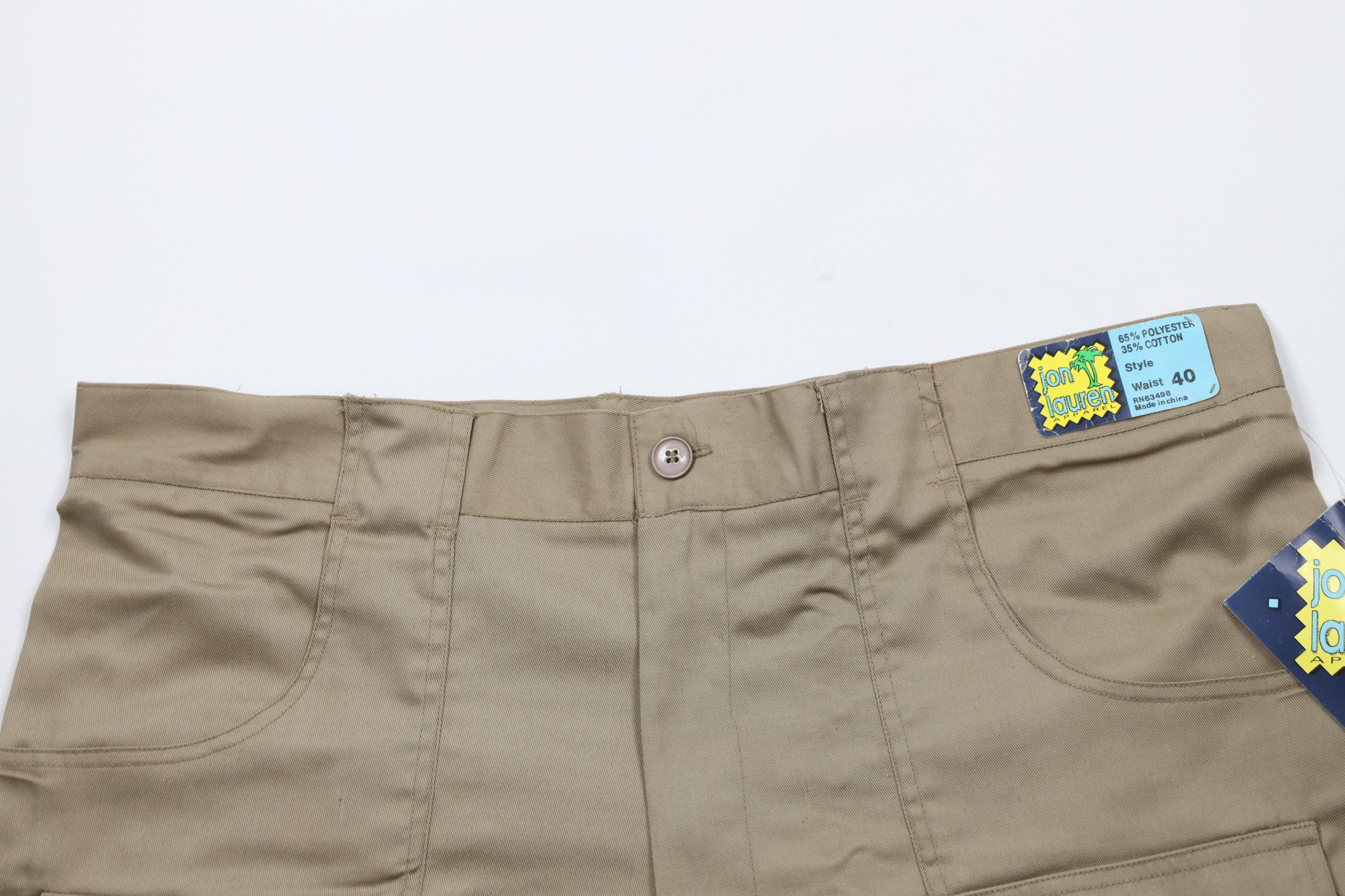 Vintage Deadstock Vintage 90s Streetwear Front Pocket Cargo Shorts Size US 40 / EU 56 - 2 Thumbnail