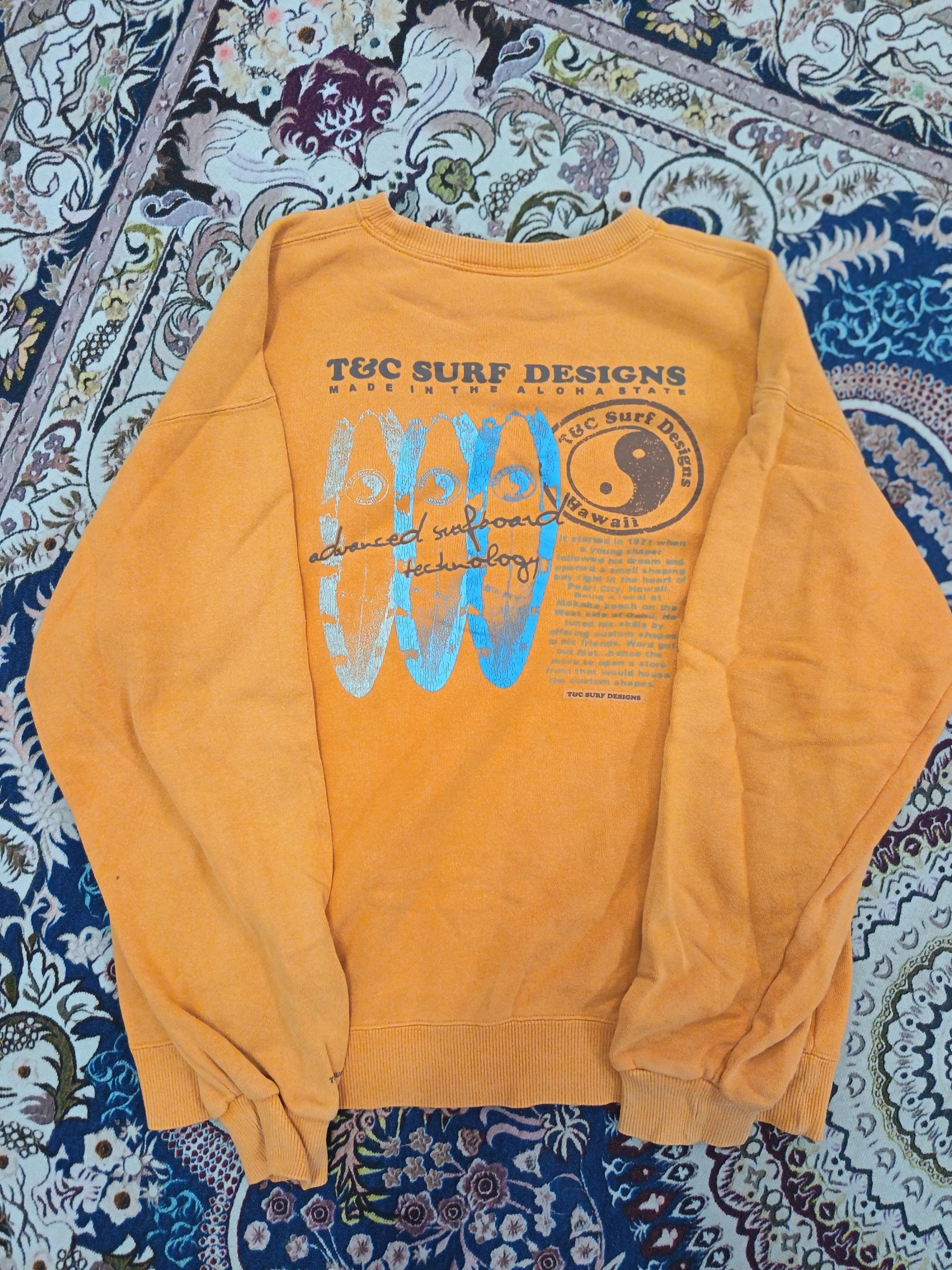 Japanese Brand Vintage T&C surf sweatshirt Size L / US 10 / IT 46 - 1 Thumbnail