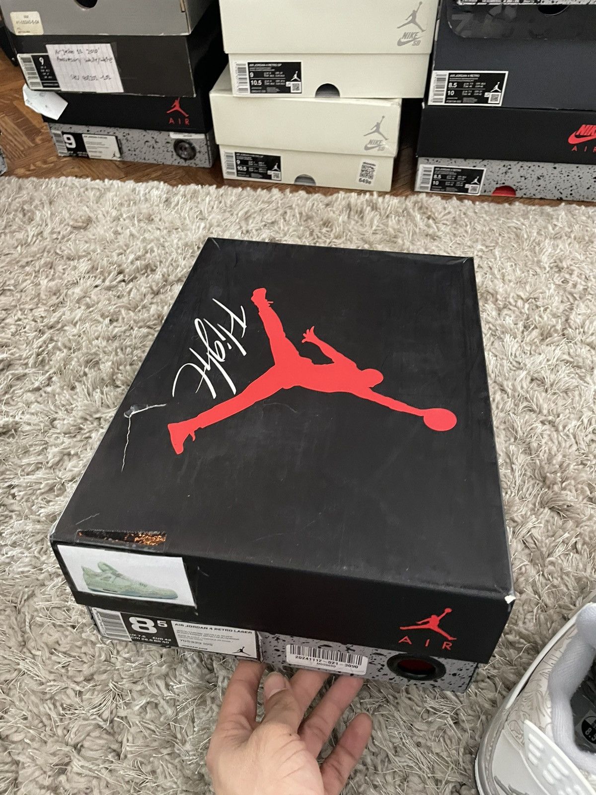 Jordan Brand Jordan 4 Laser Size US 8.5 / EU 41-42 - 12 Thumbnail