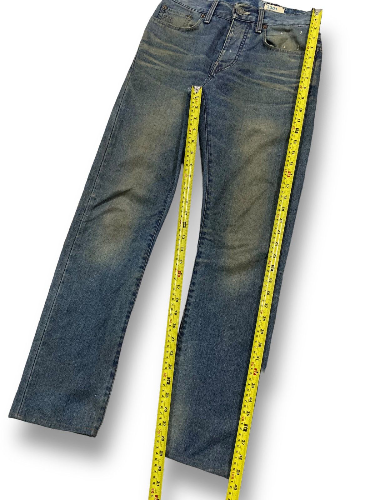 G-Star Vintage G Star Raw Mud Washed Slim Fit Jeans Made in Italy Size US 29 - 16 Thumbnail