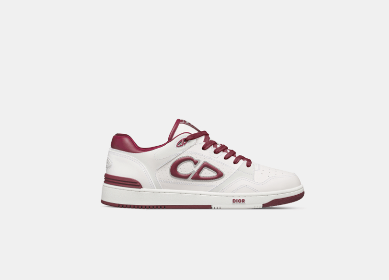 Dior o1w1db10426 3SN318 Low-Top Sneakers in White/Red Size US 12 / EU 45 - 2 Thumbnail