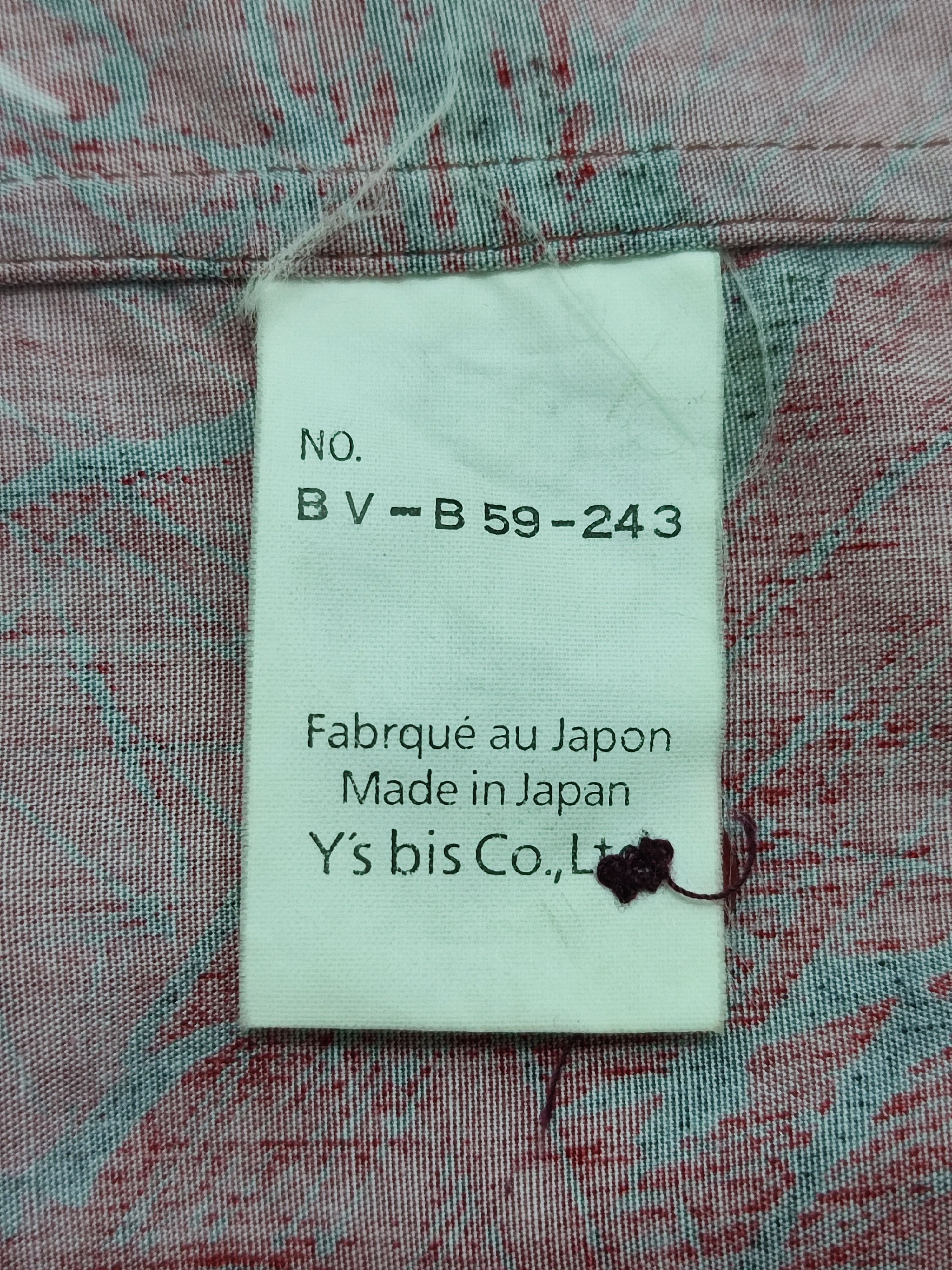 Y's × Yohji Yamamoto Y's Bis by Yohji Yamamoto Rayon Abstract Shirt Size US L / EU 52-54 / 3 - 8 Thumbnail