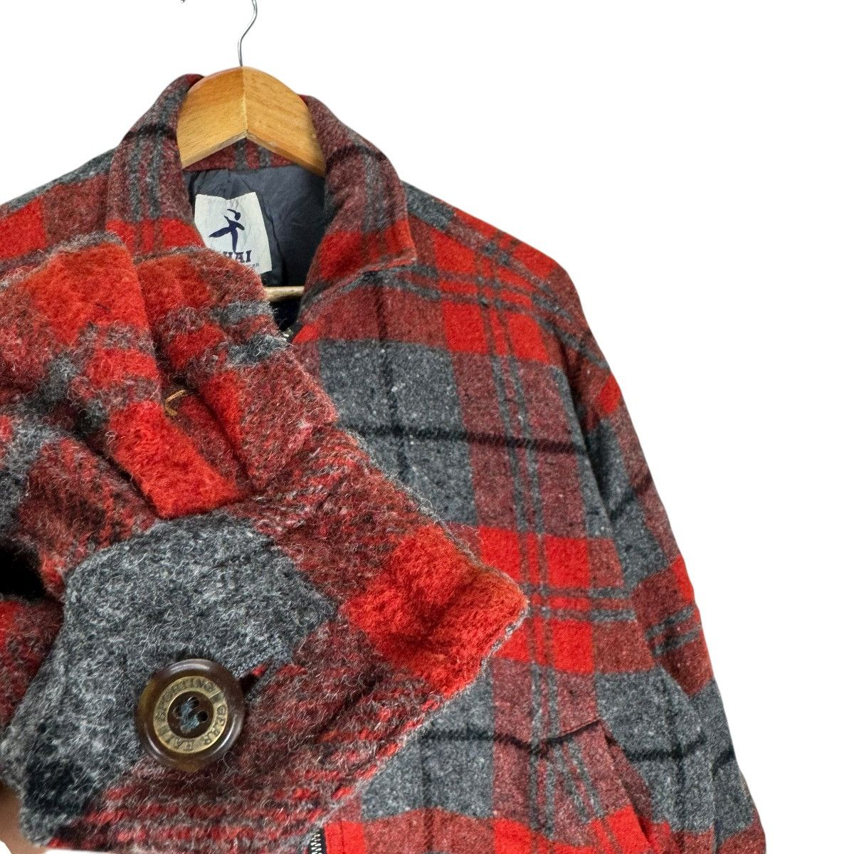 Hai Sporting Gear ☀️HAI SPORTING GEAR IS RED TARTAN JACKET Size M / US 6-8 / IT 42-44 - 5 Thumbnail