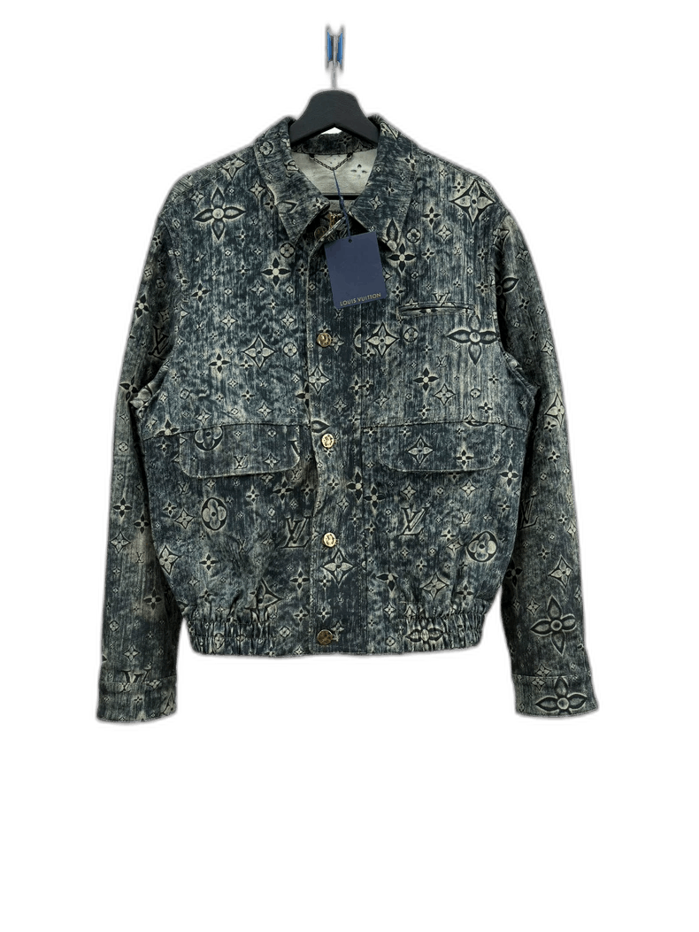 Louis Vuitton Louis Vuitton Denim Jacket with Allover Print Size US M / EU 48-50 / 2 - 1 Thumbnail