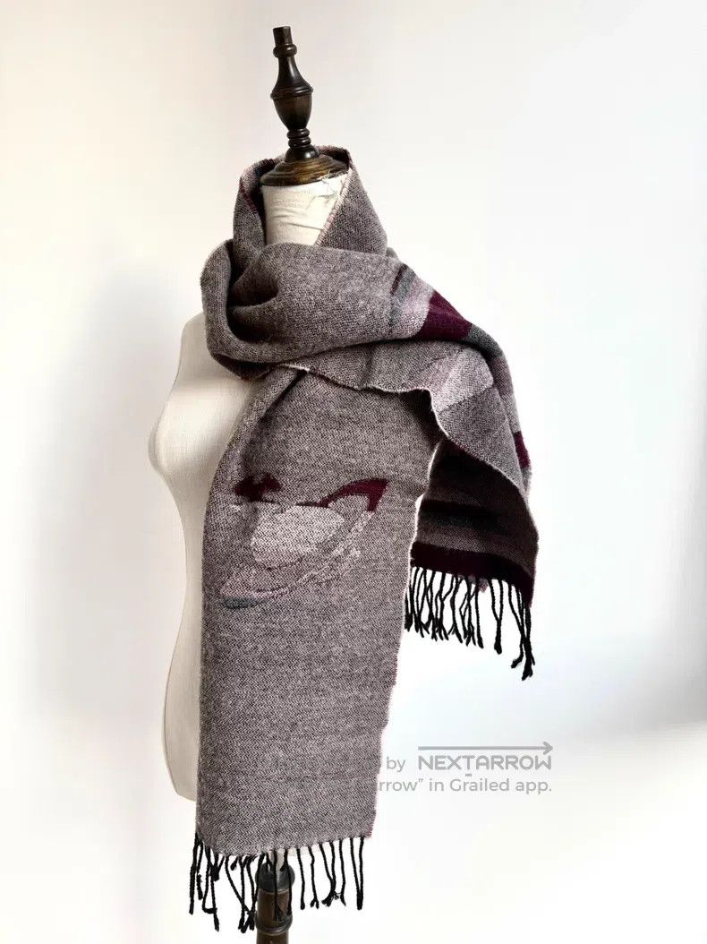 Vivienne Westwood Vivienne Westwood Vintage gray and red striped Saturn skul Size ONE SIZE - 5 Thumbnail