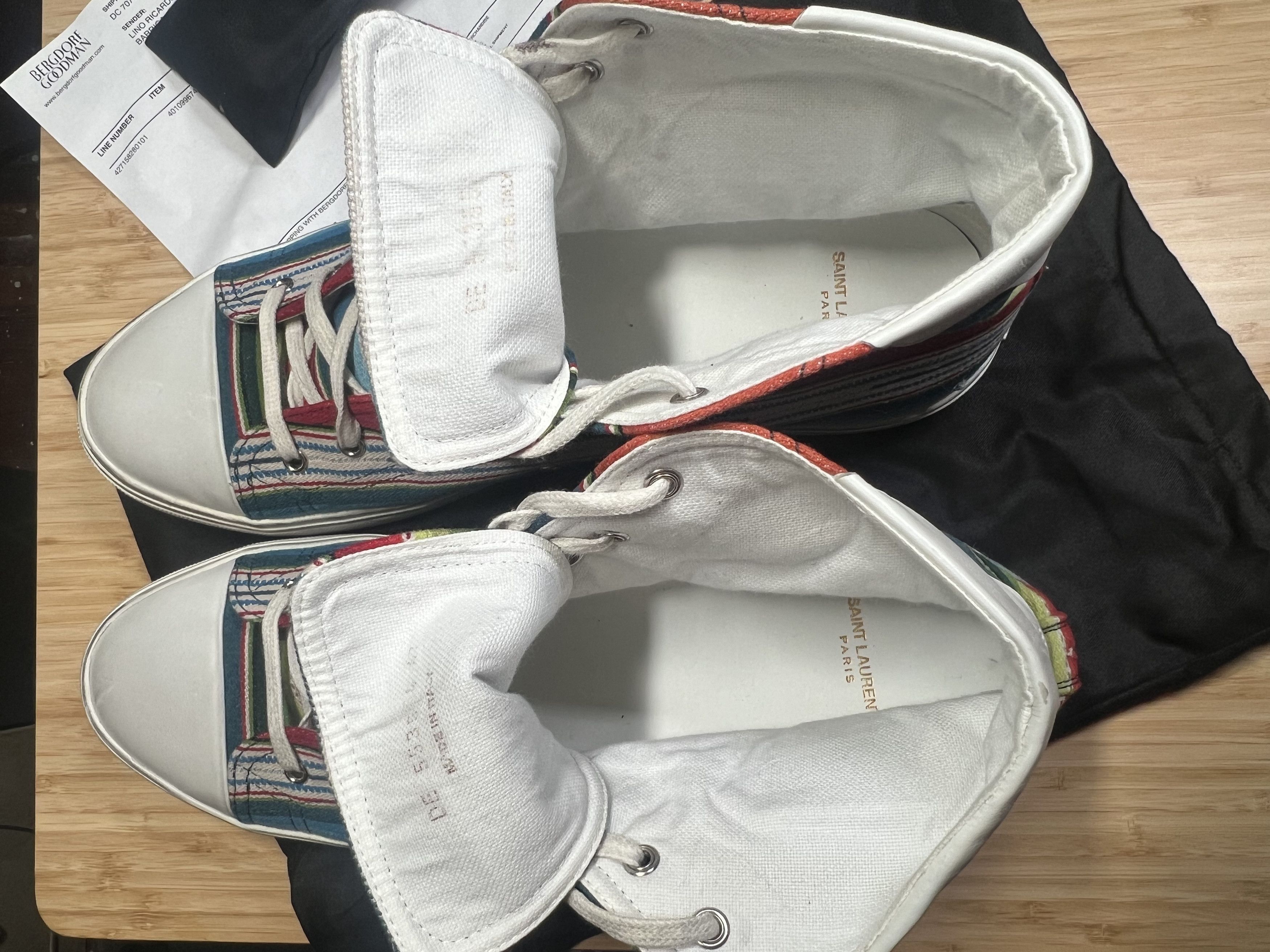 Saint Laurent Paris SAINT LAURENT BEDFORD HIGH TOP SNEAKERS Size US 14 / EU 47 - 5 Thumbnail