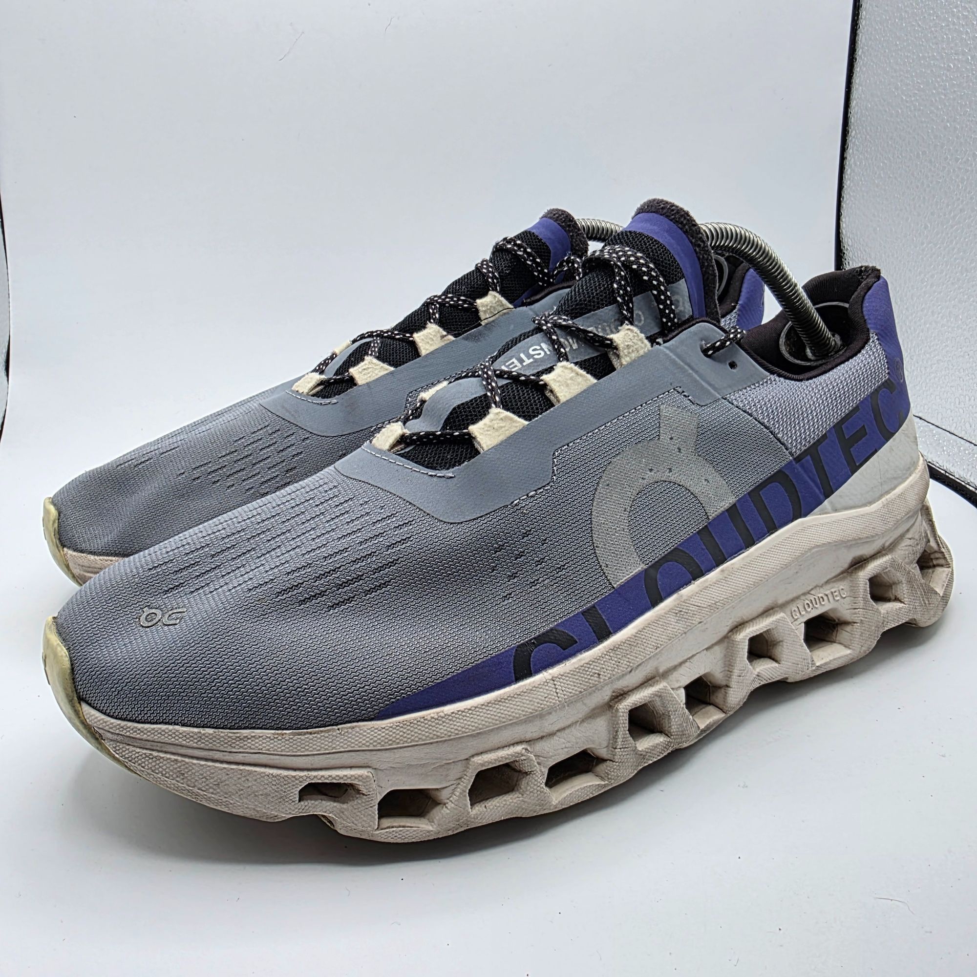 On On Cloud Cloudmonster Mens Size 12 Gray Athletic Shoes Runni Size US 12 / EU 45 - 4 Thumbnail