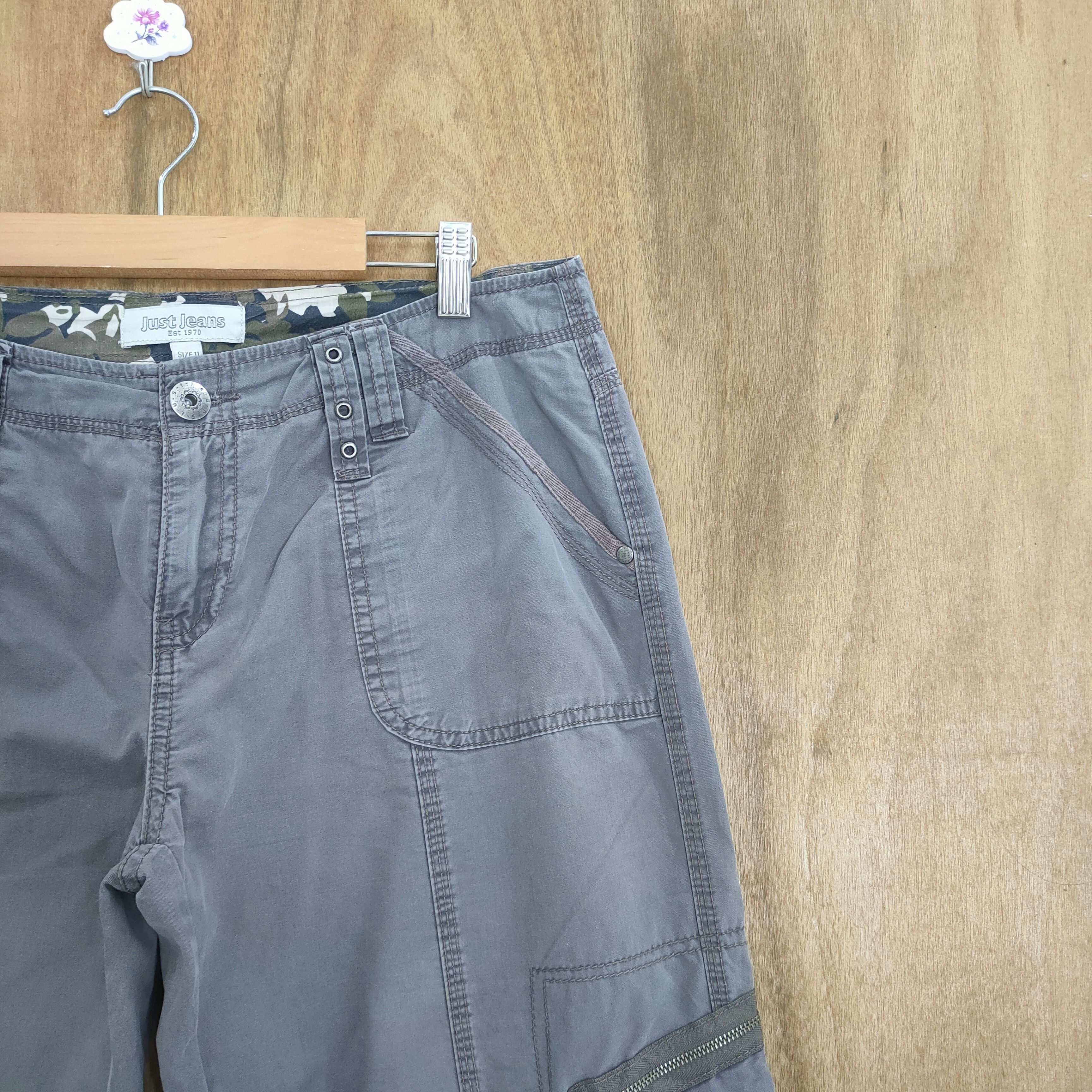 Japanese Brand × Vintage VINTAGE JAPANESE BRAND FADED GREY CARGO PANTS Size US 33 - 8 Thumbnail