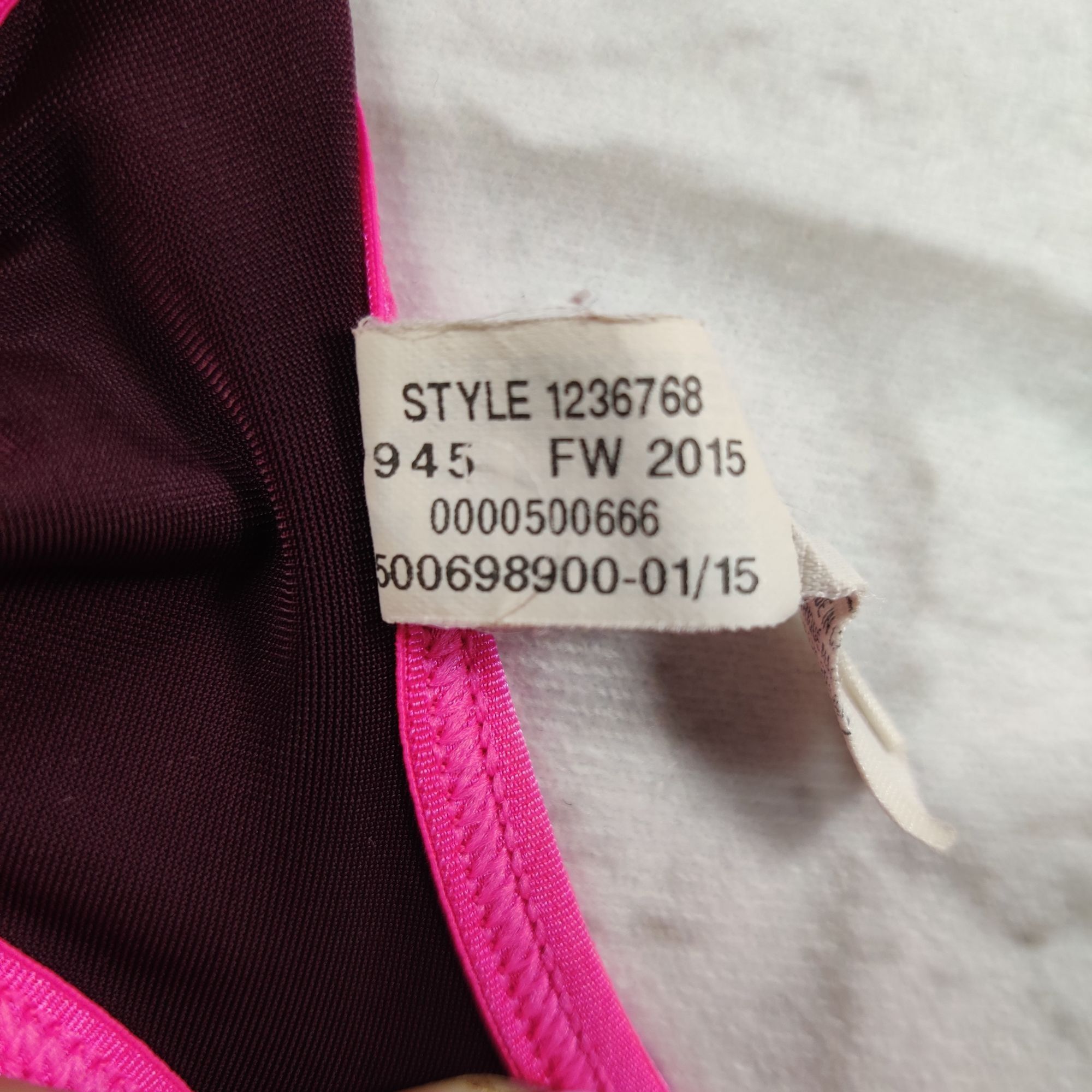 Under Armour Under Armour XS HeatGear Sports Bra Burgundy Pink Trim Compr Size ONE SIZE - 5 Thumbnail