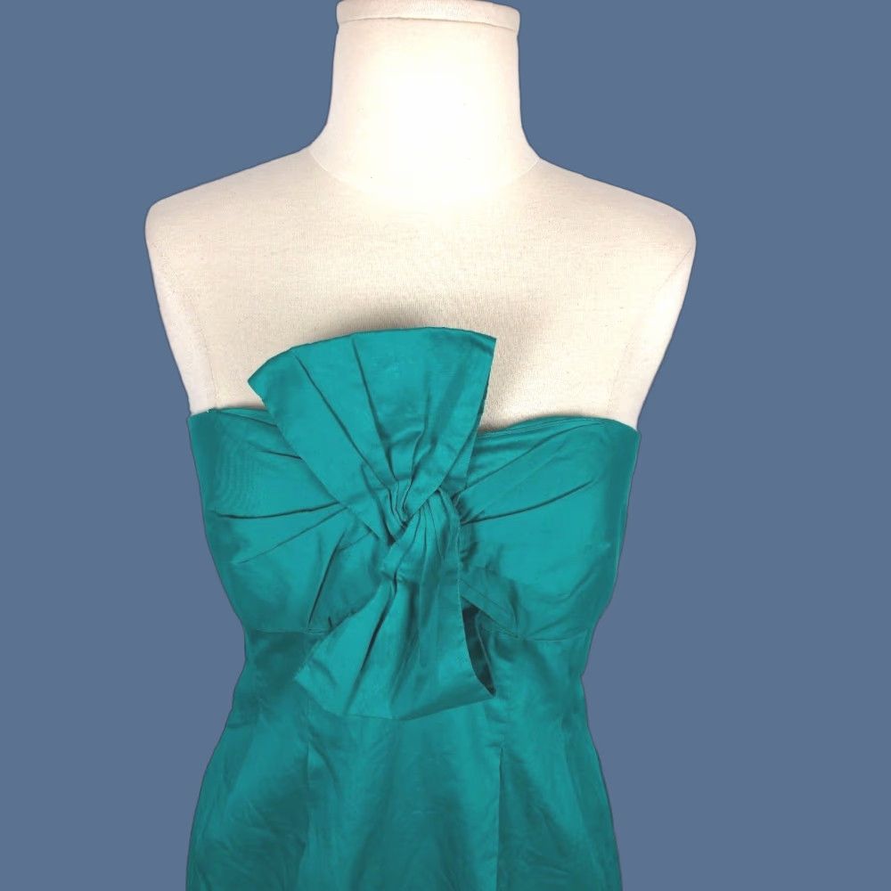 J. Crew Green Strapless Dress Size 0 NWT Womens -  threedaughtersproperties.com