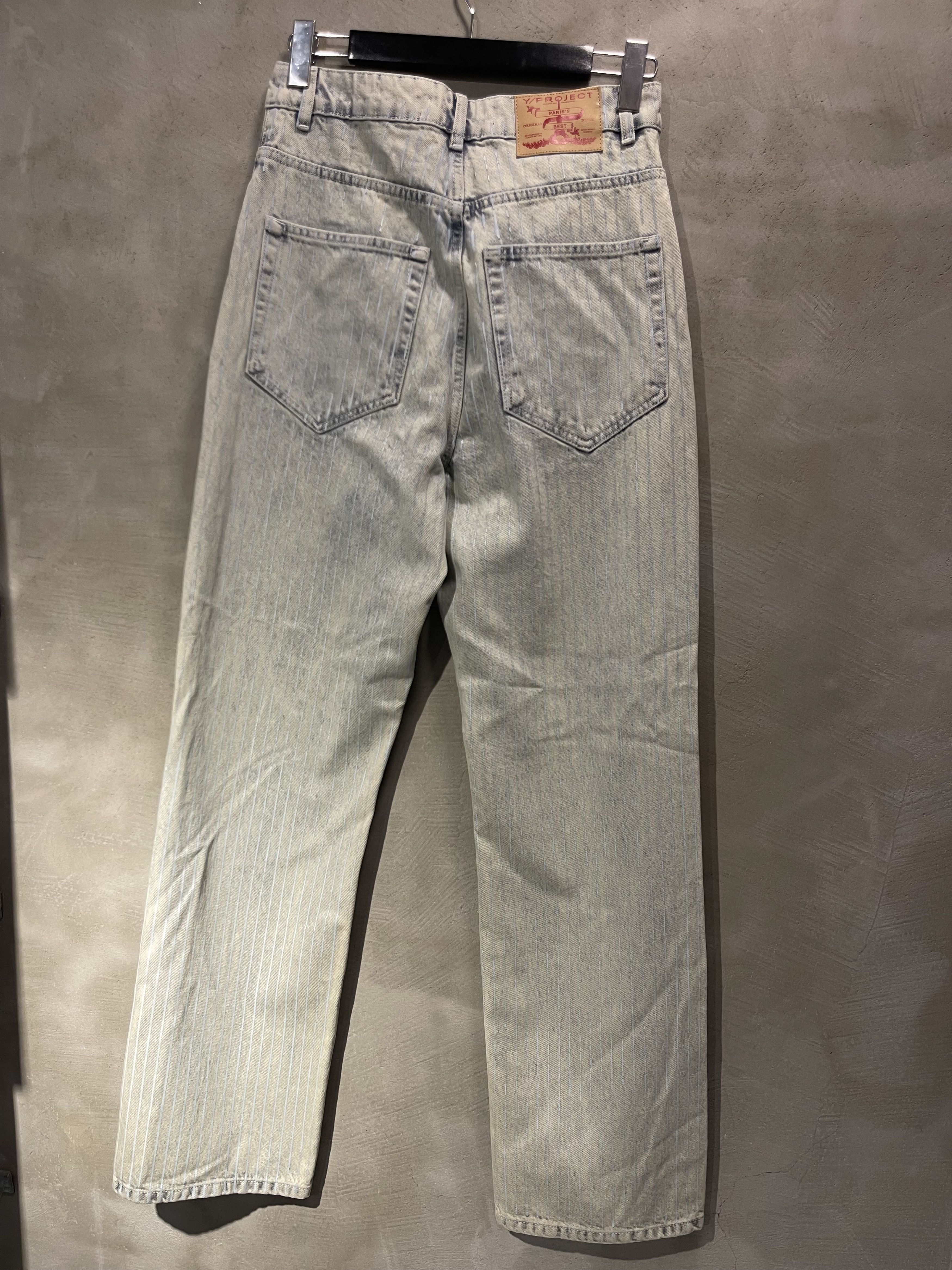Y/Project Y/Project Vine Embroidery Denim in Bleach Indigo Size US 32 / EU 48 - 2 Thumbnail