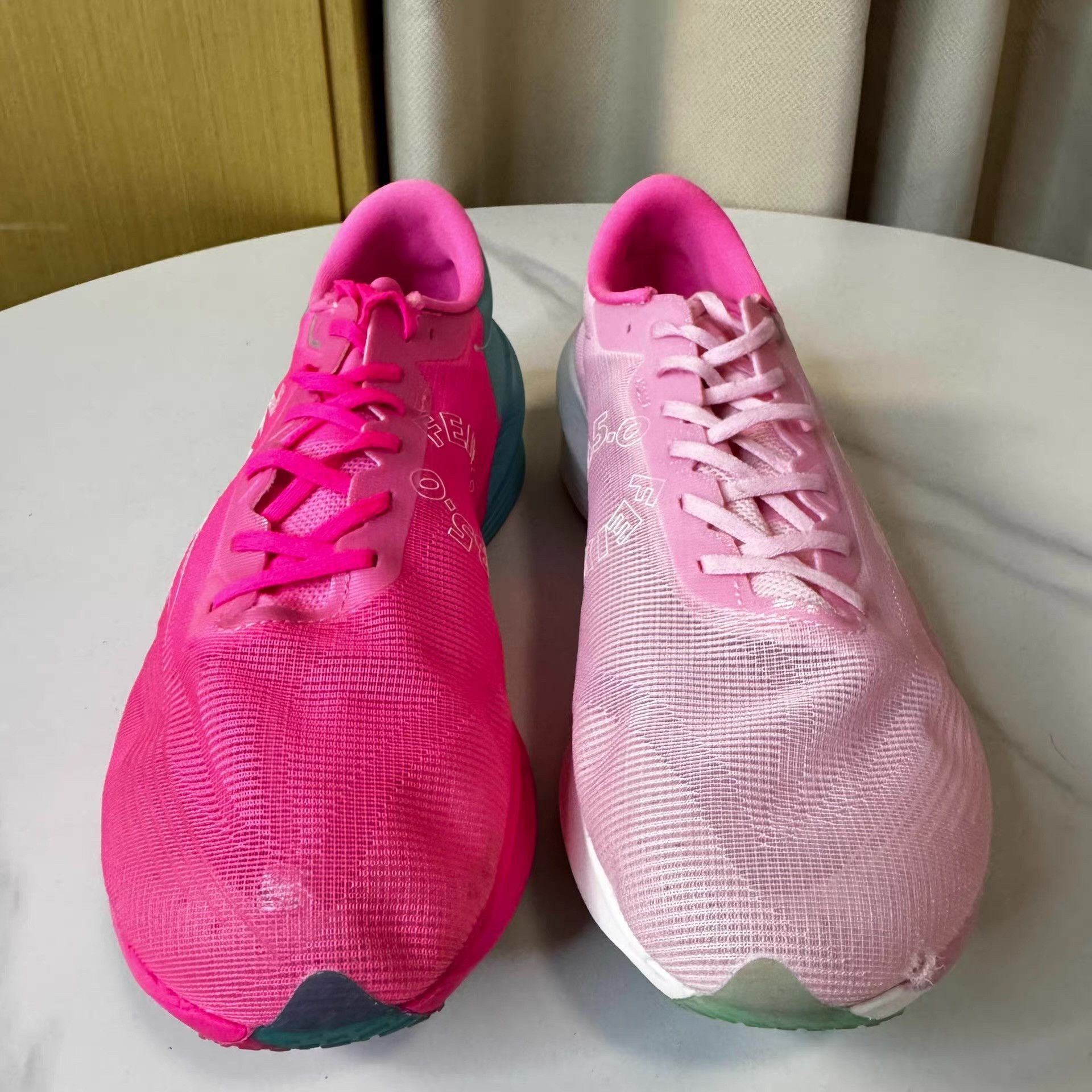 Nike Qiaodan Feiying PB 5.0, pink blue gradient upper snags Q10 Size US 9.5 / EU 42-43 - 2 Thumbnail
