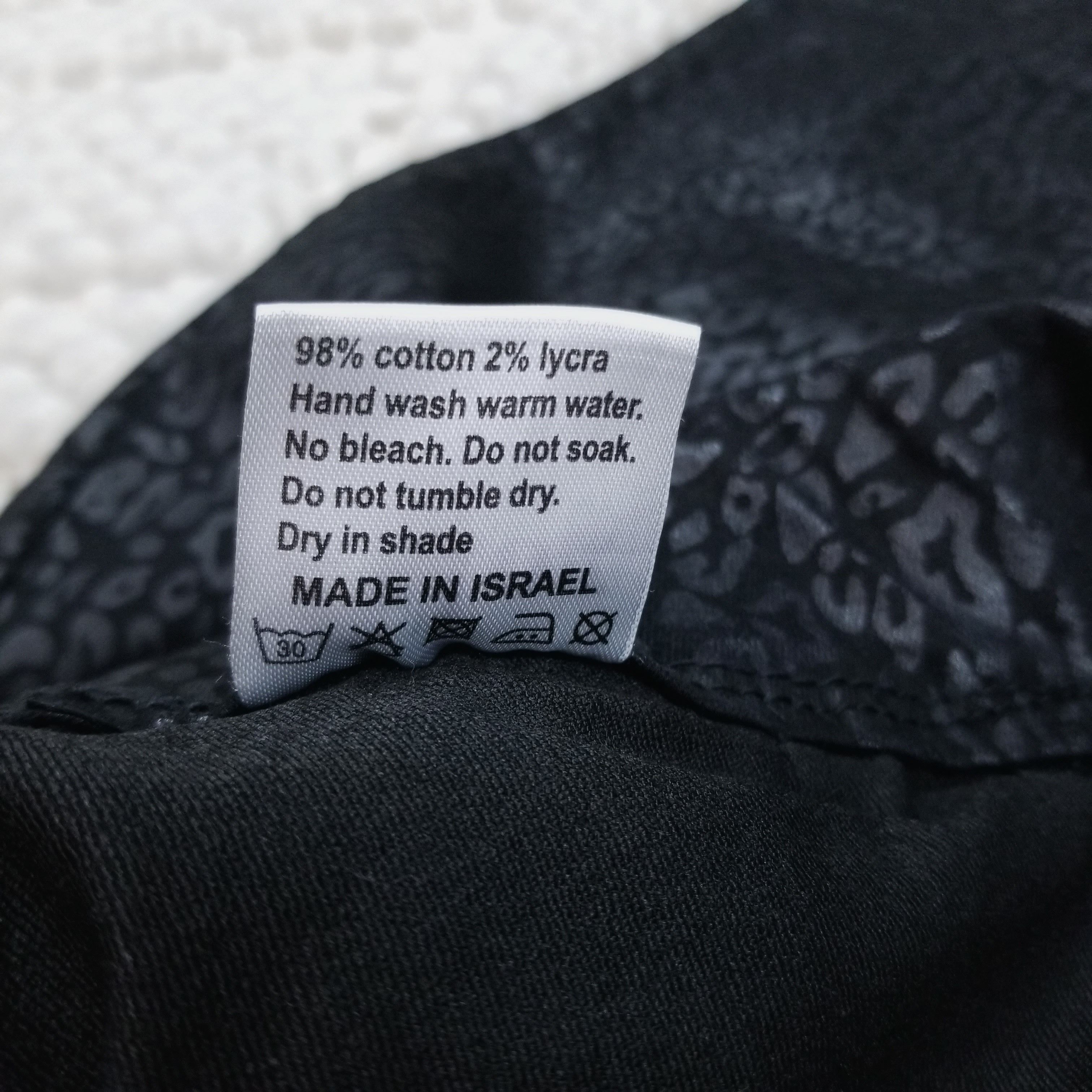Other Bevy Flog Dafna Pants Black Animal Print Size 28" / US 6 / IT 42 - 5 Thumbnail