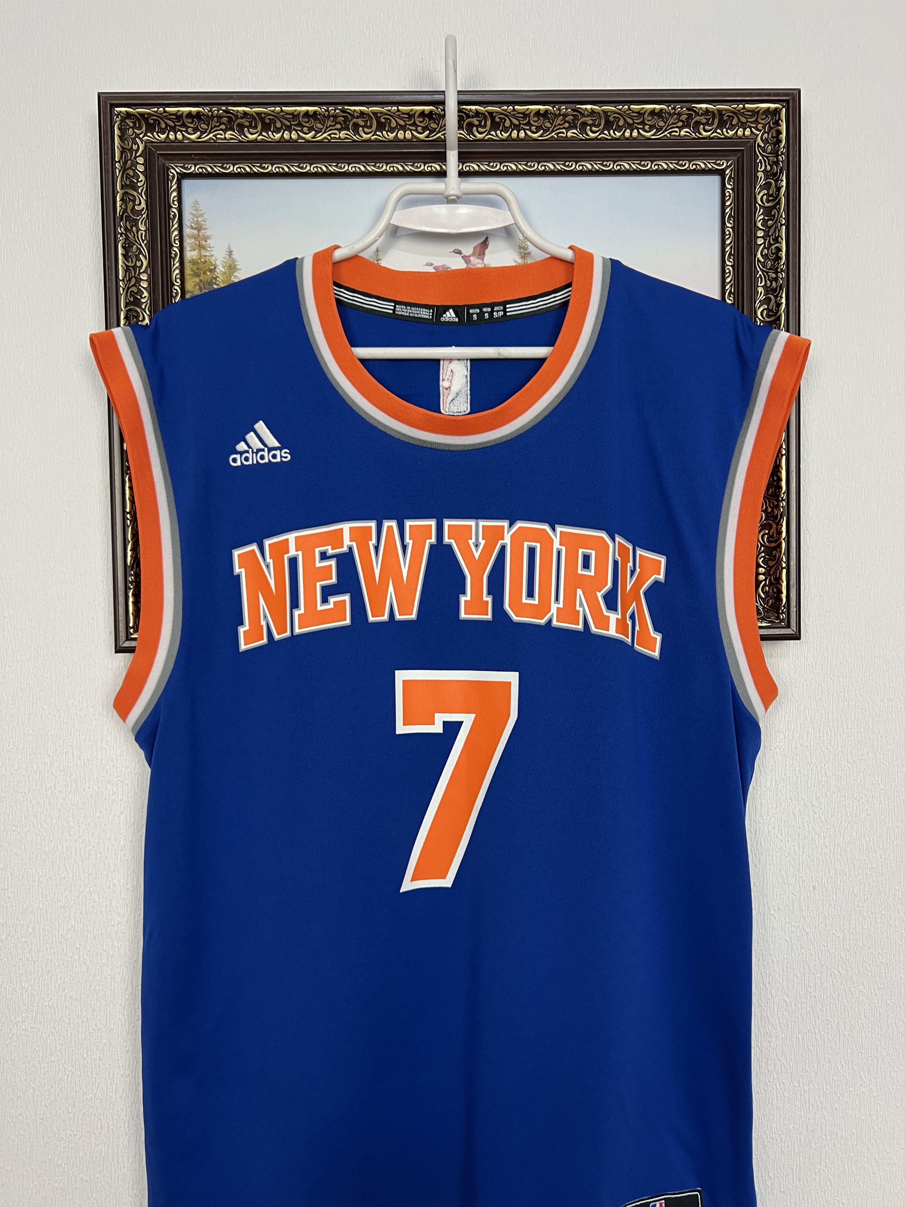 Adidas Vintage Adidas New York Knicks #7 Anthony NBA Jersey Size US S / EU 44-46 / 1 - 2 Thumbnail