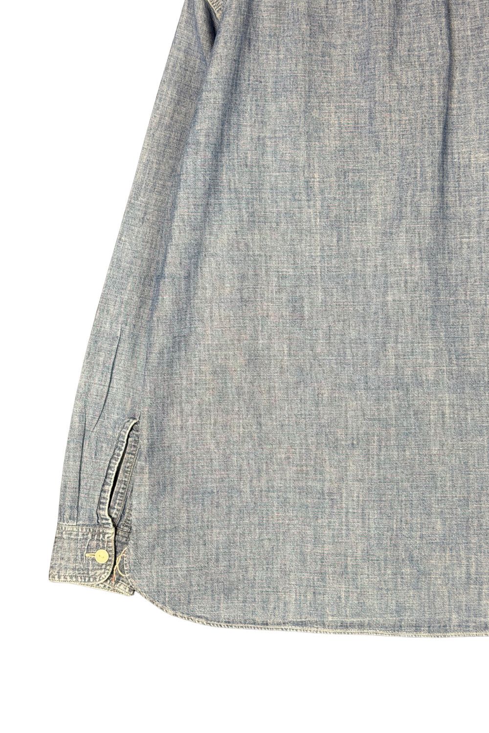 RRL Ralph Lauren RRL Double RL Chambray Work Shirt Indigo Fade Ralph Lauren Size US XS / EU 42 / 0 - 14 Thumbnail