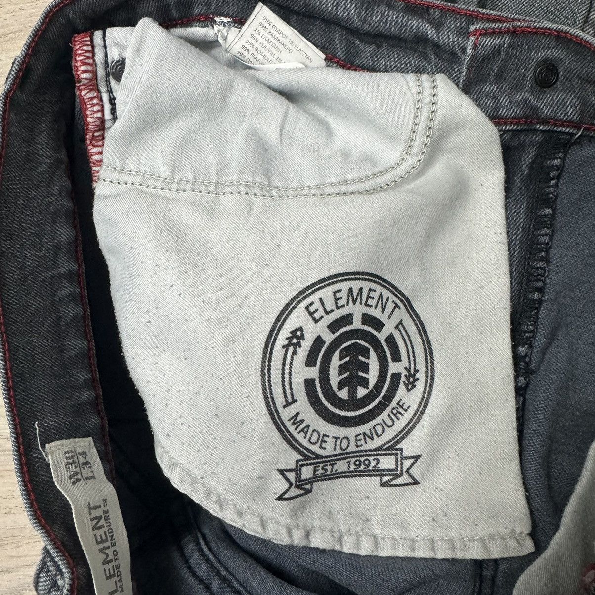 Element Vintage Element Made To Endure Light Wash Skater Denim Jeans Size US 30 / EU 46 - 22 Thumbnail