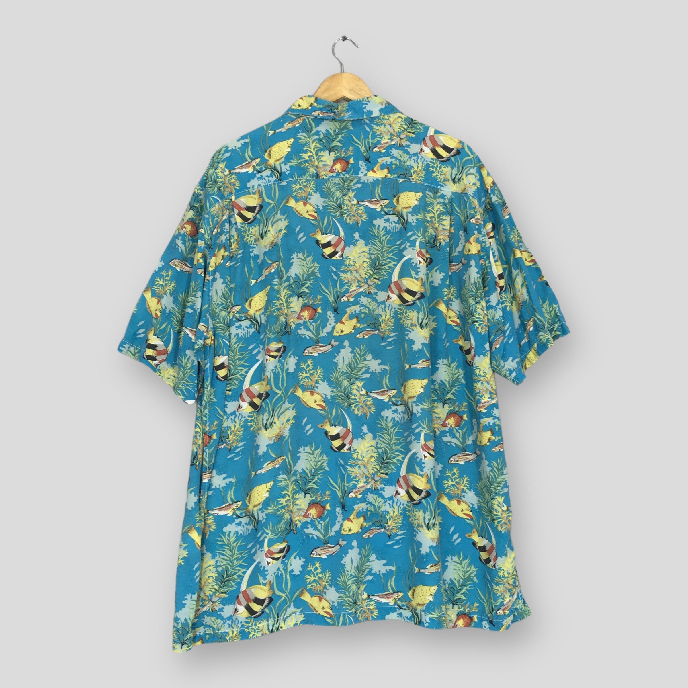 Sun Surf Vintage Aloha Hawaiian Japanese Fish Rayon Shirt XLarge Size US XL / EU 56 / 4 - 8 Thumbnail