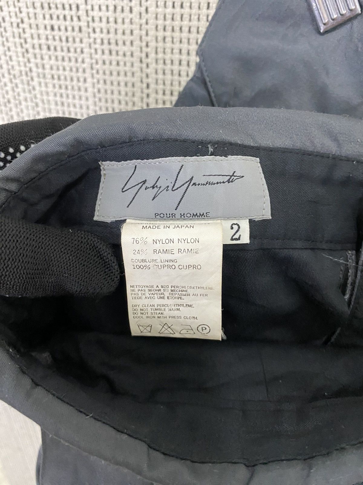 Yohji Yamamoto 🔥Grails🔥Yohji yamamoto signature pants multipocket rarely Size US 33 - 8 Thumbnail