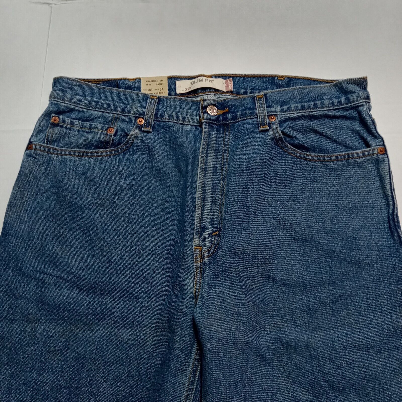 Levi's Levi's 512 Men's Blue Slim Tapered Fit Jeans Size 38x34 NWT Size US 38 / EU 54 - 4 Thumbnail