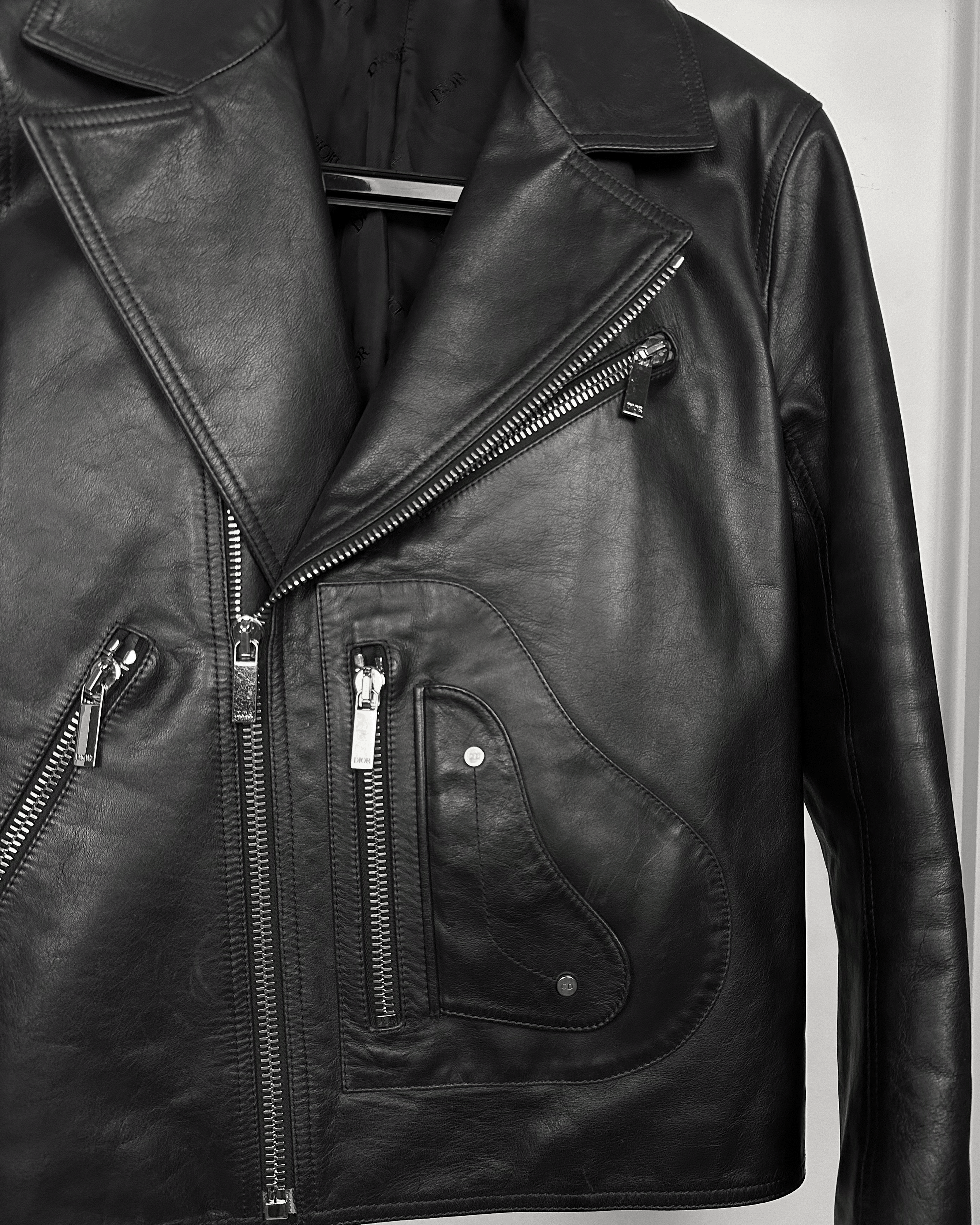 Dior Dior Homme Saddle Pocket Biker Leather Jacket Size US M / EU 48-50 / 2 - 4 Thumbnail