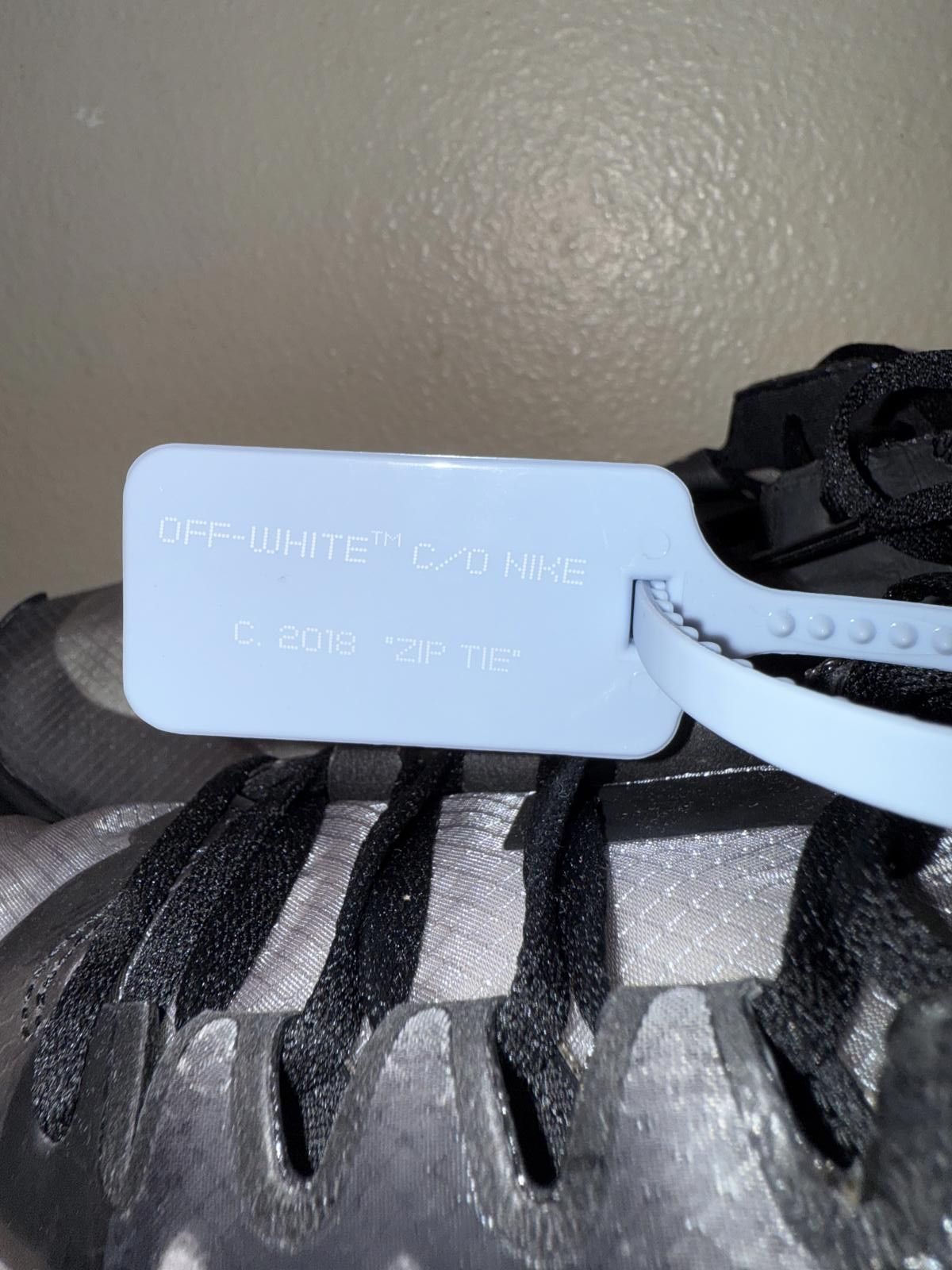 Nike Nike Zoom Fly Off-White Black Silver Size US 15 / EU 48 - 9 Thumbnail