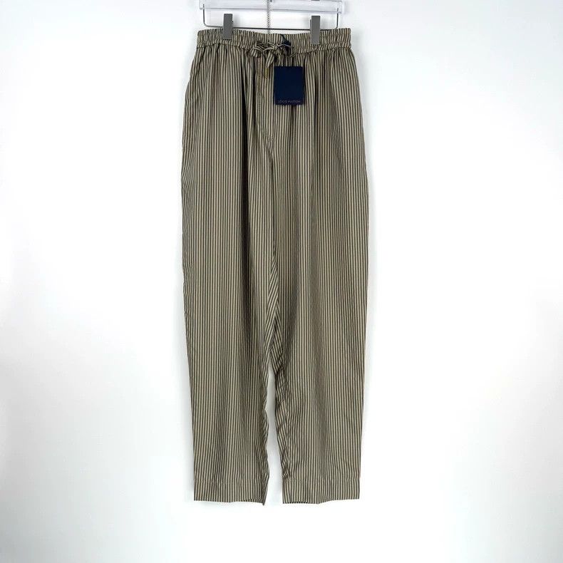Louis Vuitton Louis Vuitton Brown grey mulberry silk trousers with vertic Size US 34 / EU 50 - 3 Thumbnail