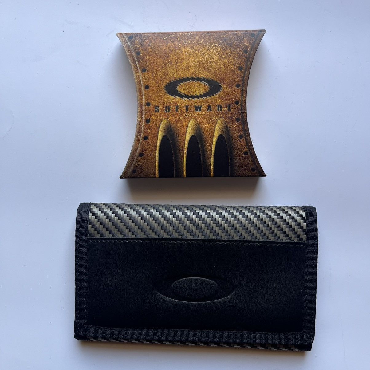 小物 Oakley Leather wallet archive 00s ARÇHIVE GARMS | Vintage Oakley Leather Wallet - Y2K Size