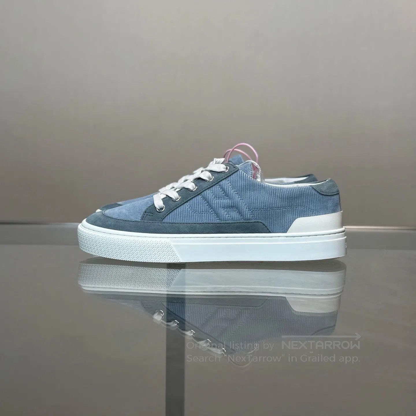 Hermes Hermes Deep Blueboard Shoes with Smog-Resistant Leather Size US 6.5 / IT 36.5 - 5 Thumbnail