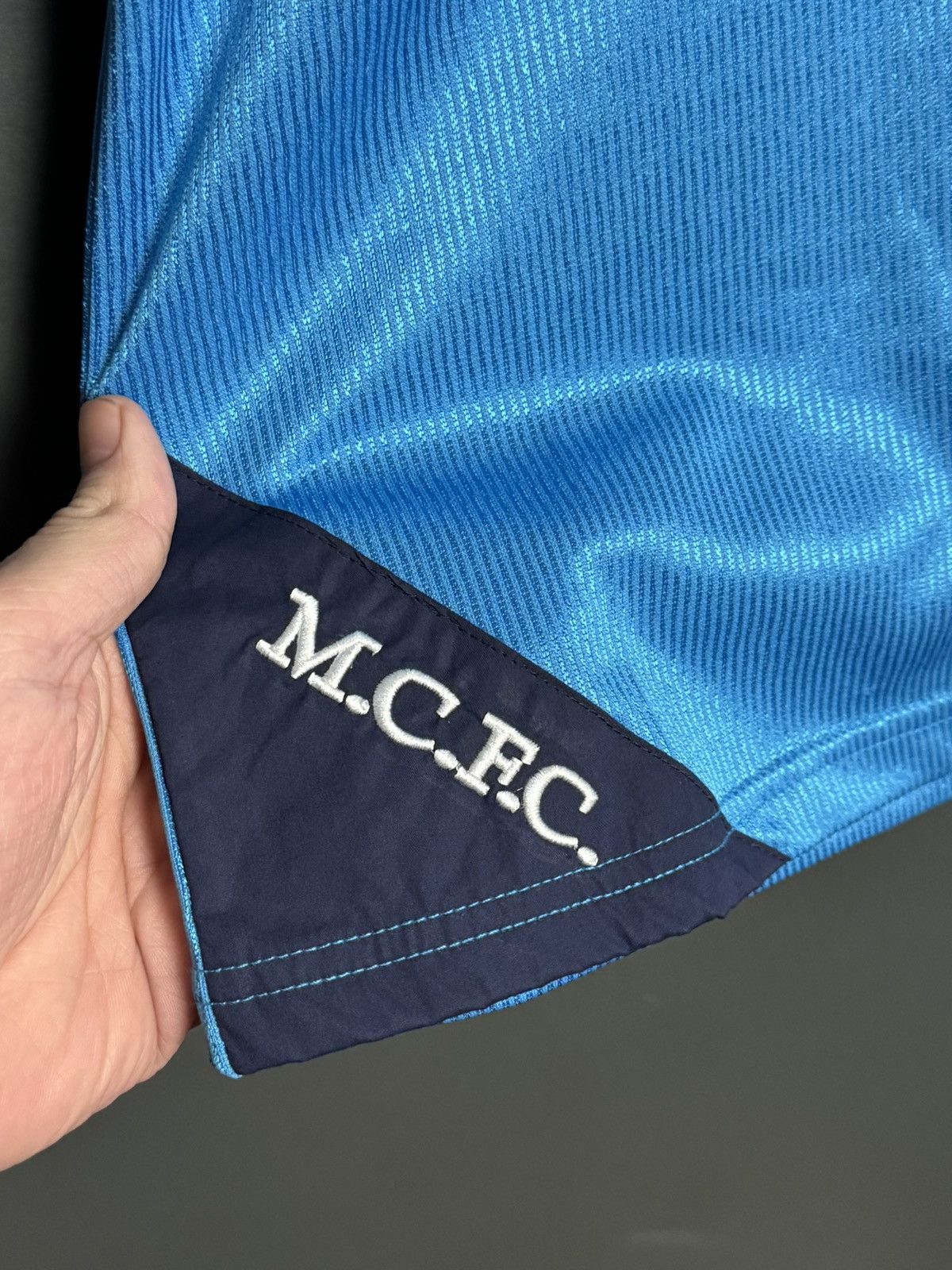 Le Coq Sportif Manchester City 99/01 Home Football Jersey Size US M / EU 48-50 / 2 - 4 Thumbnail
