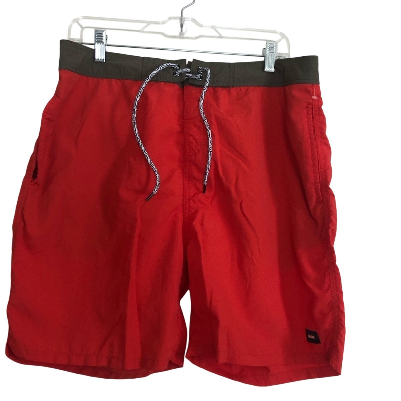 Globe Globe Men's Every Swell Red Black Swim Boardshort Shorts Size US 34 / EU 50 - 1 Thumbnail