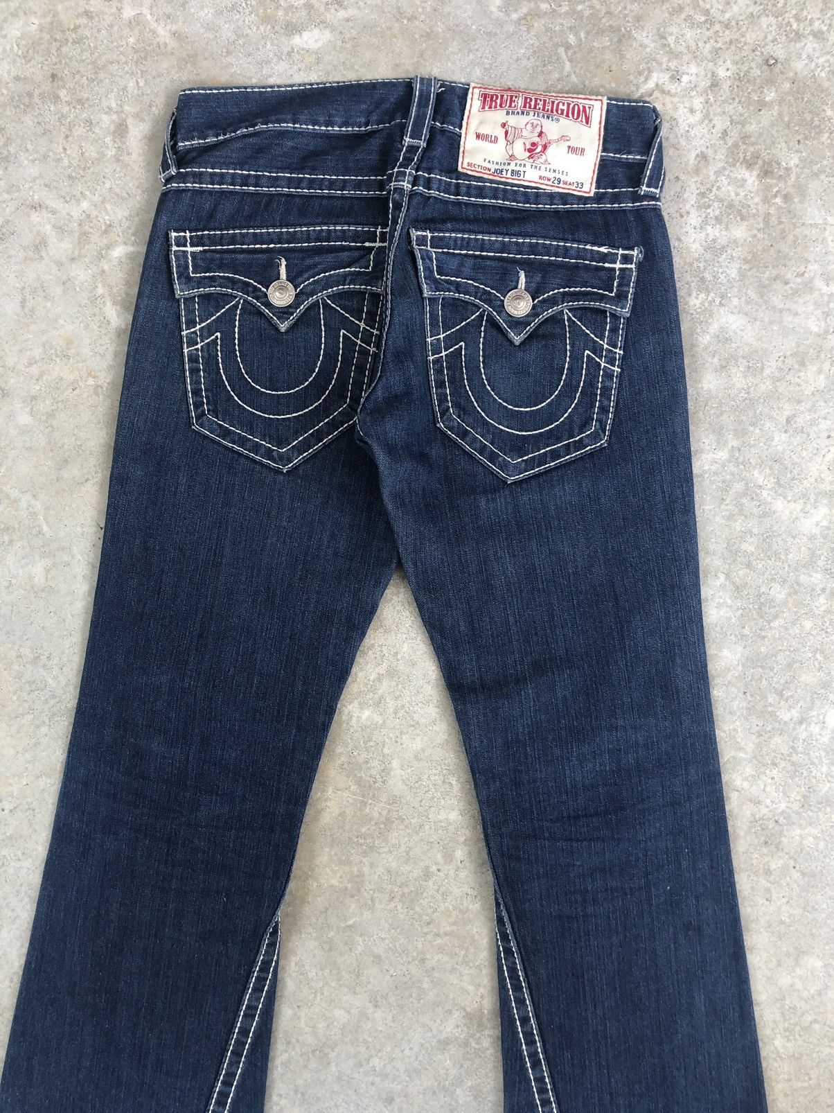 True Religion True Religion Flared Jeans Bootcut White Stitch Distressed Size US 32 / EU 48 - 9 Thumbnail