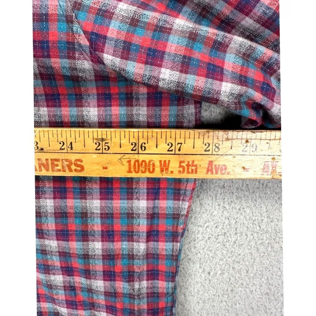 Robert Graham Robert Graham Shirt Mens 3XL Madras Plaid Flannel Button-Up Classic Fit Cardi Colorful Outdoor Preppy Mens Size US XXL / EU 58 / 5 - 7 Thumbnail