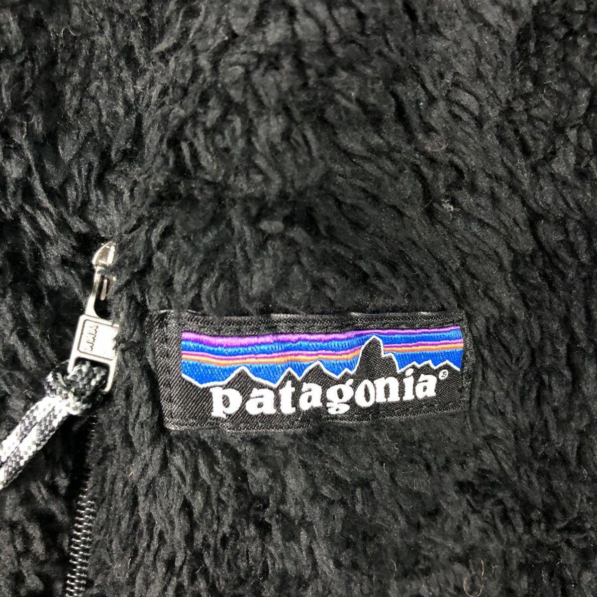 Patagonia 🔥RICH BLACK VINTAGE FLEECE JACKET PATAGONIA DIP PILE Size US XL / EU 56 / 4 - 21 Thumbnail