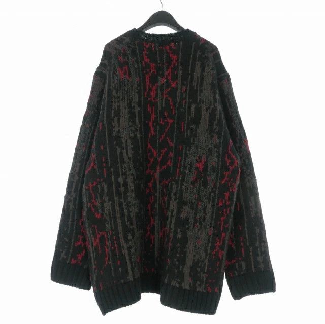 Yohji Yamamoto YOHJI YAMAMOTO POUR HOMME 23AW DESIGN ROUND NECK KNIT Size US L / EU 52-54 / 3 - 2 Thumbnail