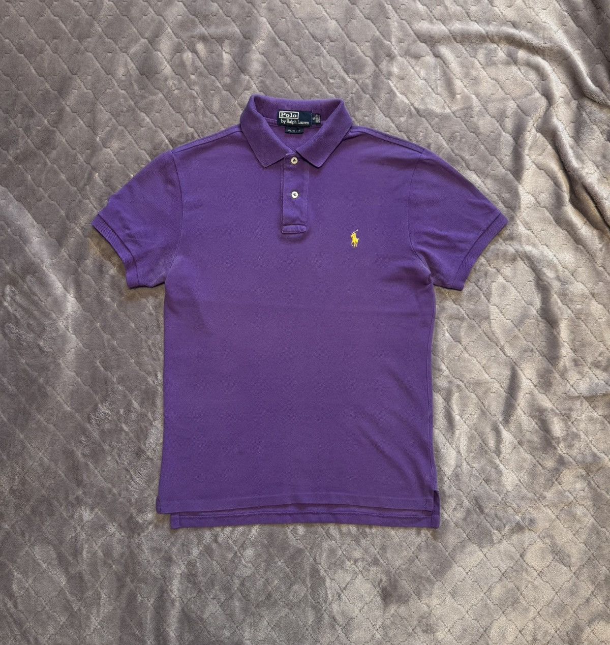 Polo Ralph Lauren × Vintage Vintage Polo Ralph Lauren Chief Keef Purple Polo Size US S / EU 44-46 / 1 - 1 Thumbnail