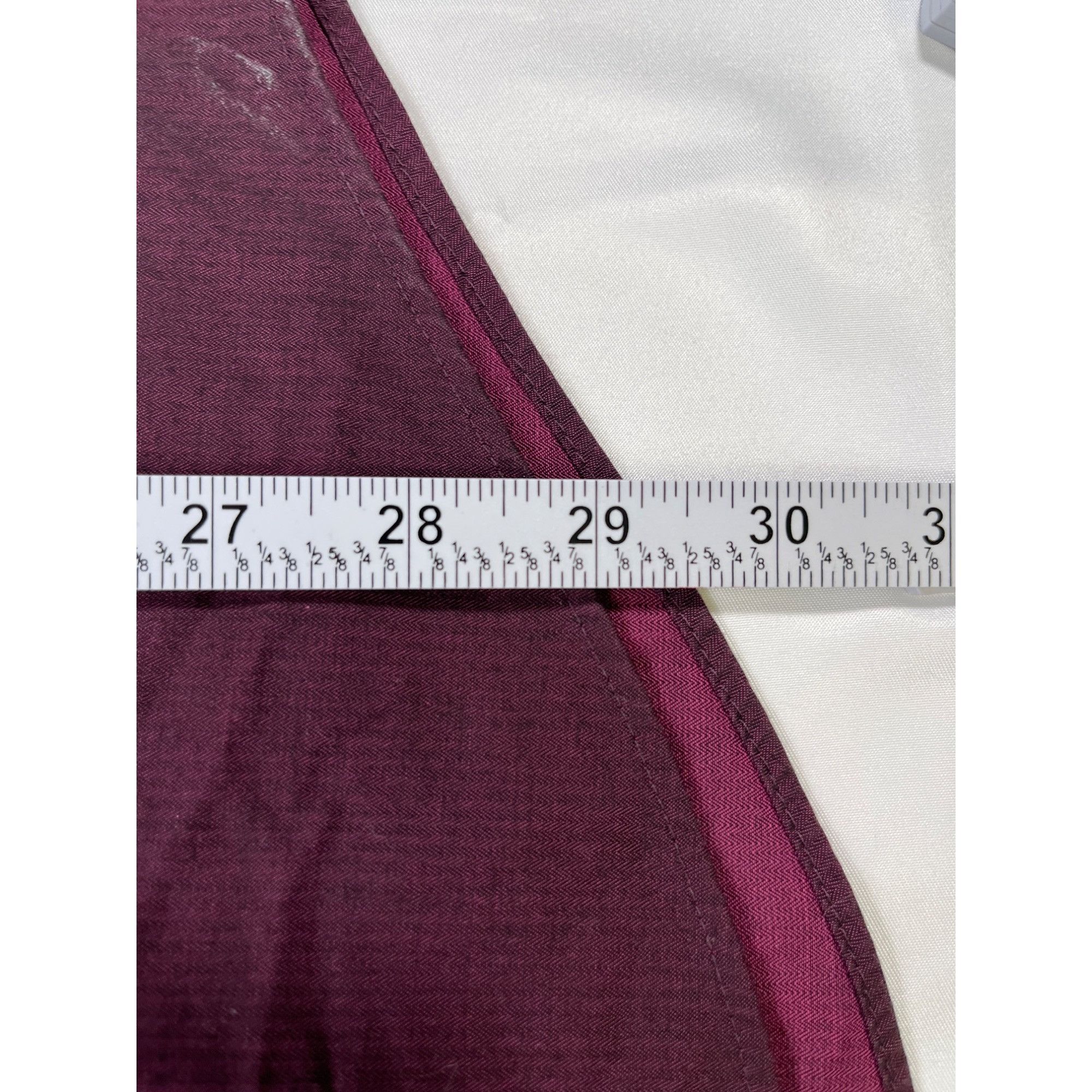 Calvin Klein Calvin Klein SKU 7661 Mens Burgundy Long Sleeve Button Up Sh Size US XL / EU 56 / 4 - 7 Thumbnail