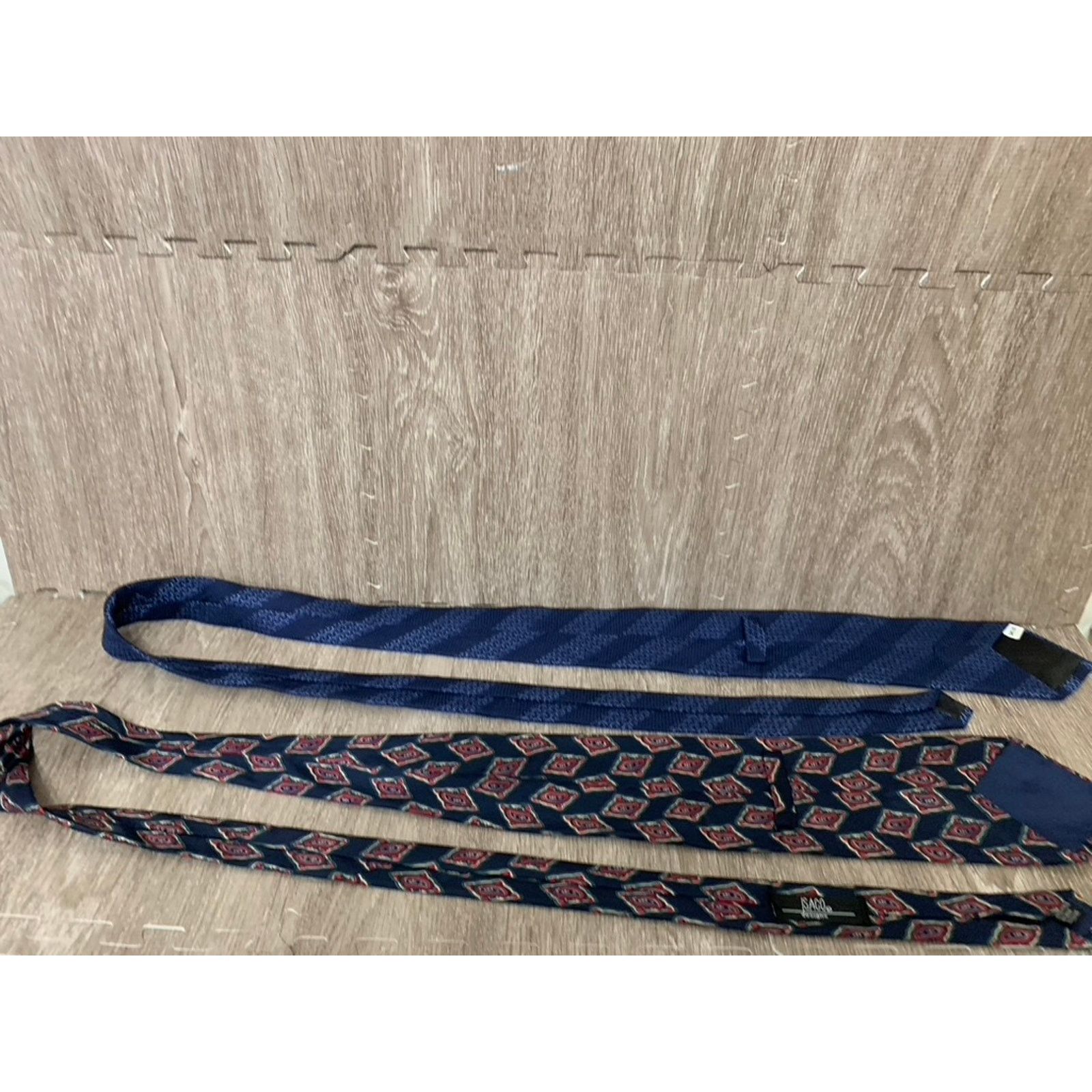 The Unbranded Brand Set of 4 Silk Men's Ties Set Geometric Patterns Multicolor Size ONE SIZE - 11 Thumbnail