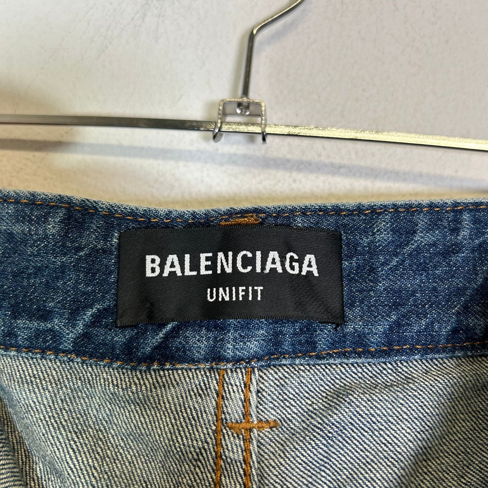 Balenciaga Balenciaga SS21 Hybrid Flannel Shirt Denim Jeans Size US 34 / EU 50 - 4 Thumbnail