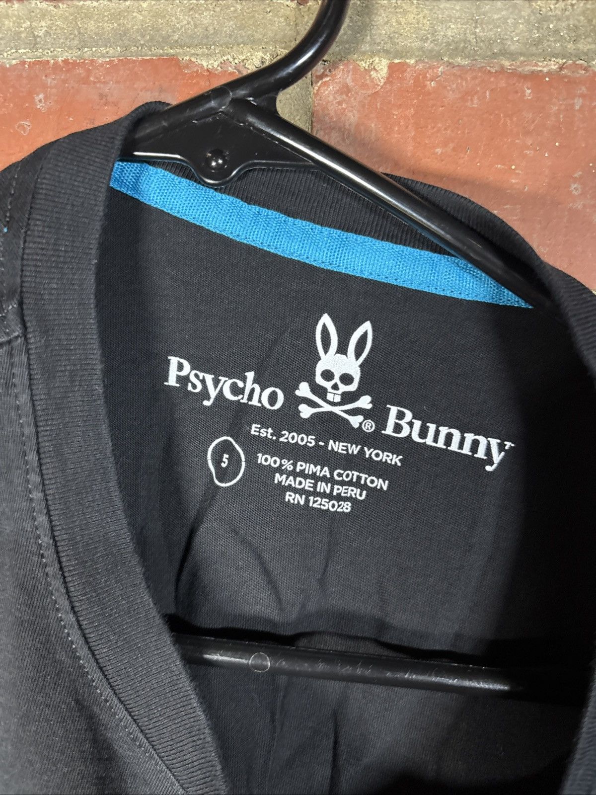 Psycho Bunny Psycho Bunny Blue Bennett Embroidered Shirt Size M (5) Size US M / EU 48-50 / 2 - 4 Thumbnail