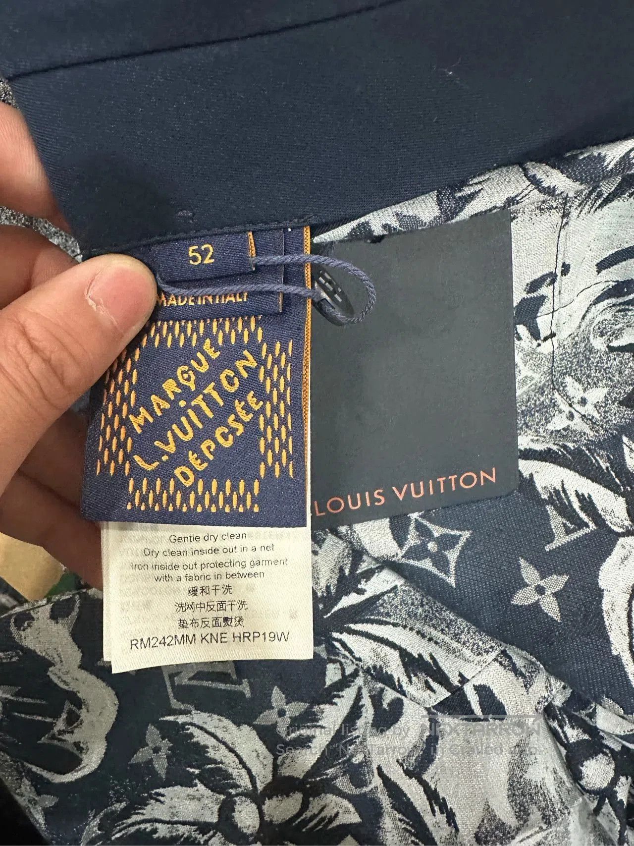 Louis Vuitton Louis Vuitton SS24 Plant Print Casual Pants. Size US 35 - 6 Thumbnail