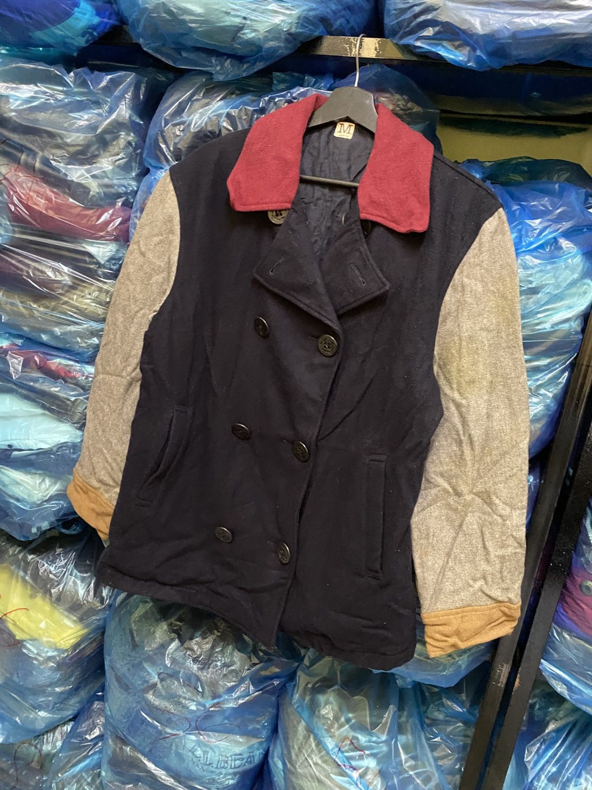 Japanese Brand VINTAGE 90S DEPT WOOL PEACOAT MADE IN JAPAN Size US S / EU 44-46 / 1 - 2 Thumbnail