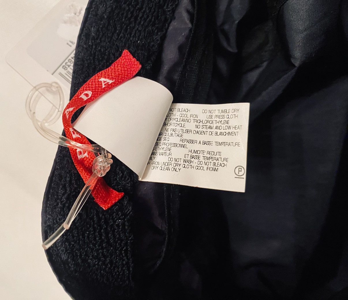 Prada Prada 🇮🇹 Blue Nylon Logo Techno Stripe Cadet Cap Vintage NWT Size ONE SIZE - 18 Thumbnail